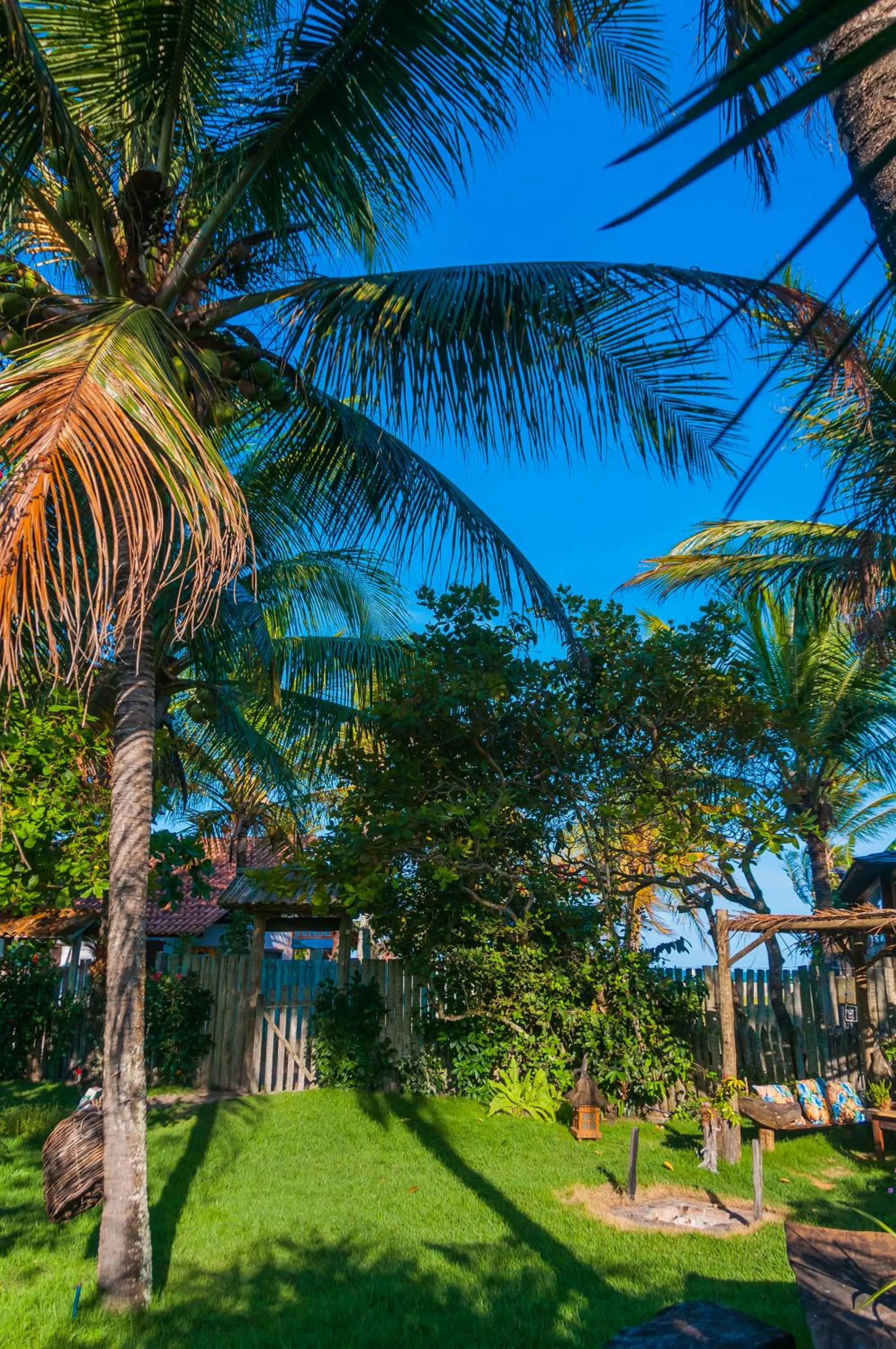 Garden view in Pousada Caraiva Guest House