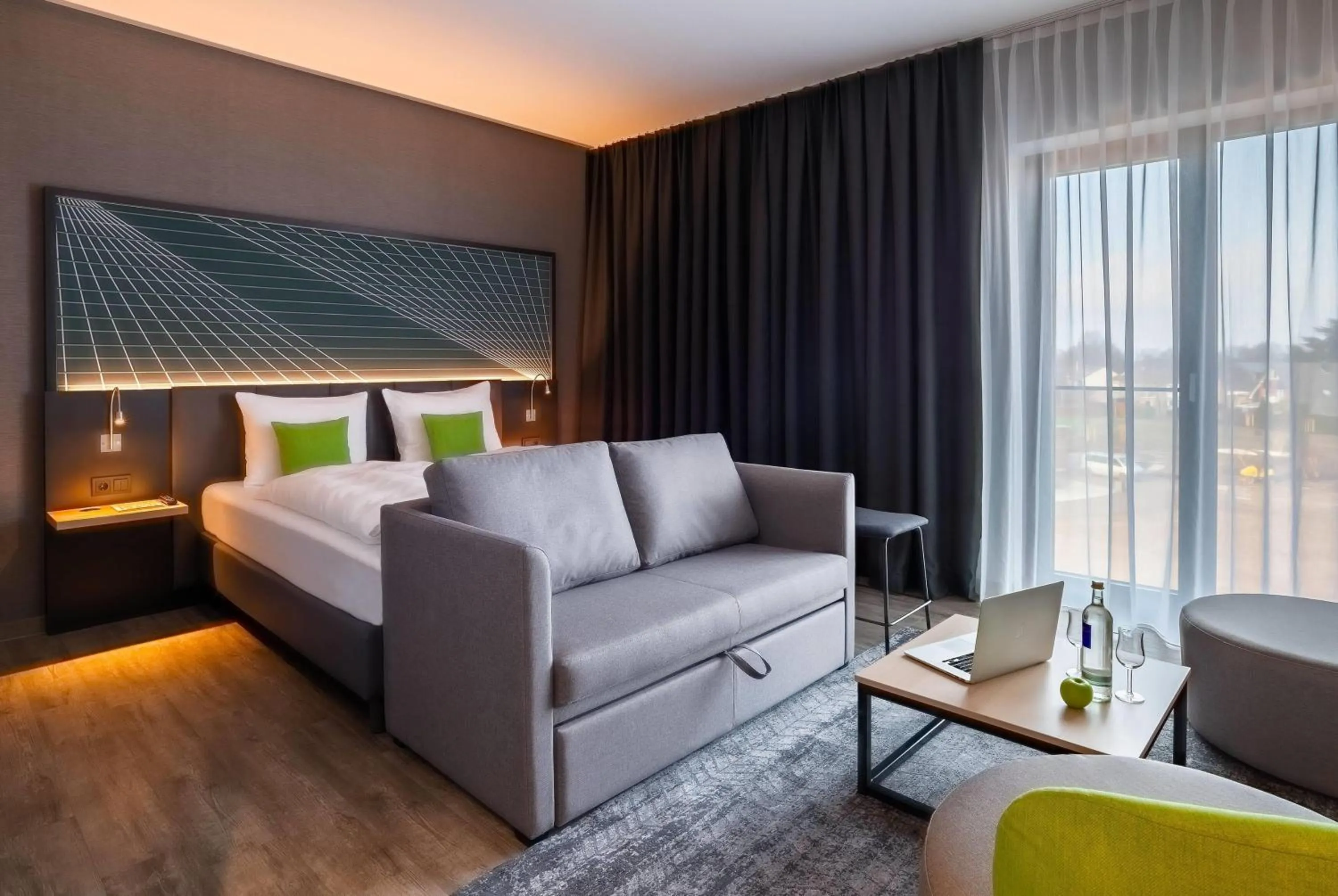 Photo of the whole room, Bed in elaya hotel kevelaer, Trademark Collection by Wyndham