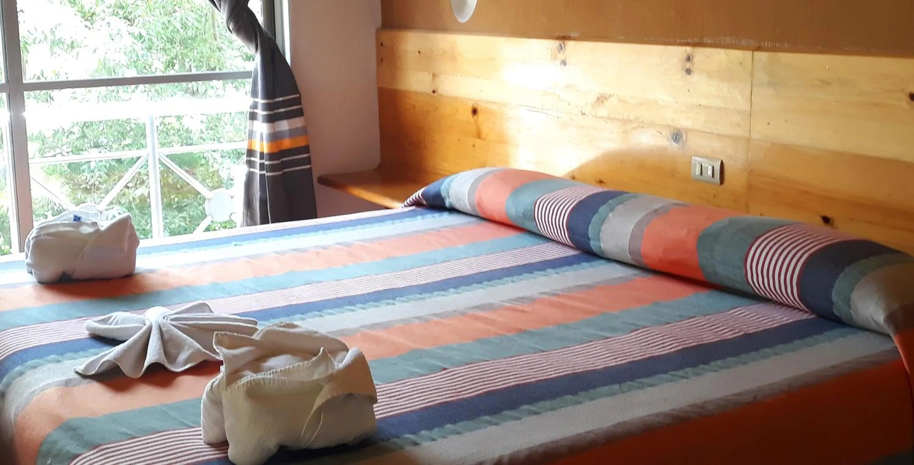 Bed in Axkan Arte Hotel