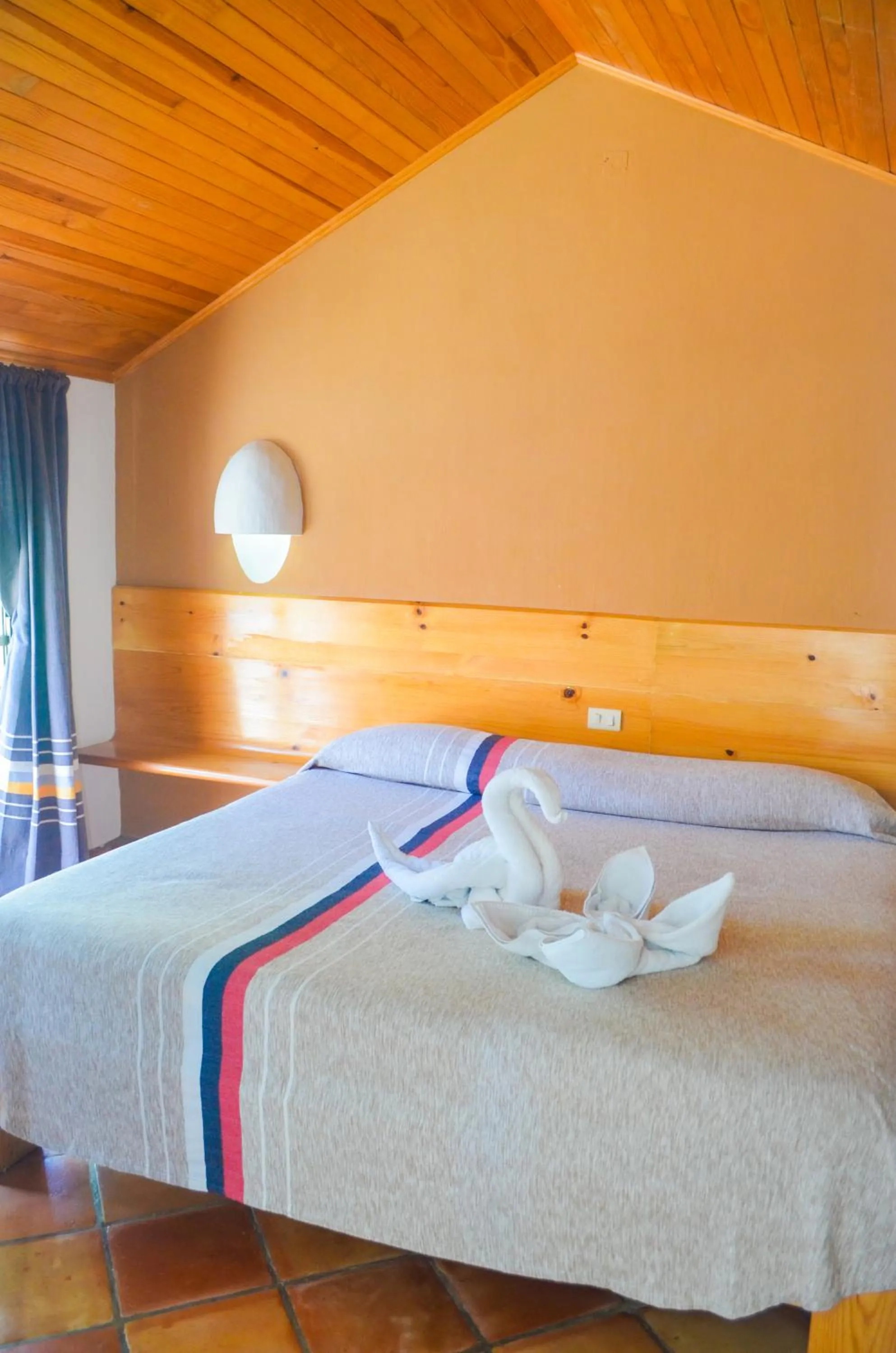 Bed in Axkan Arte Hotel