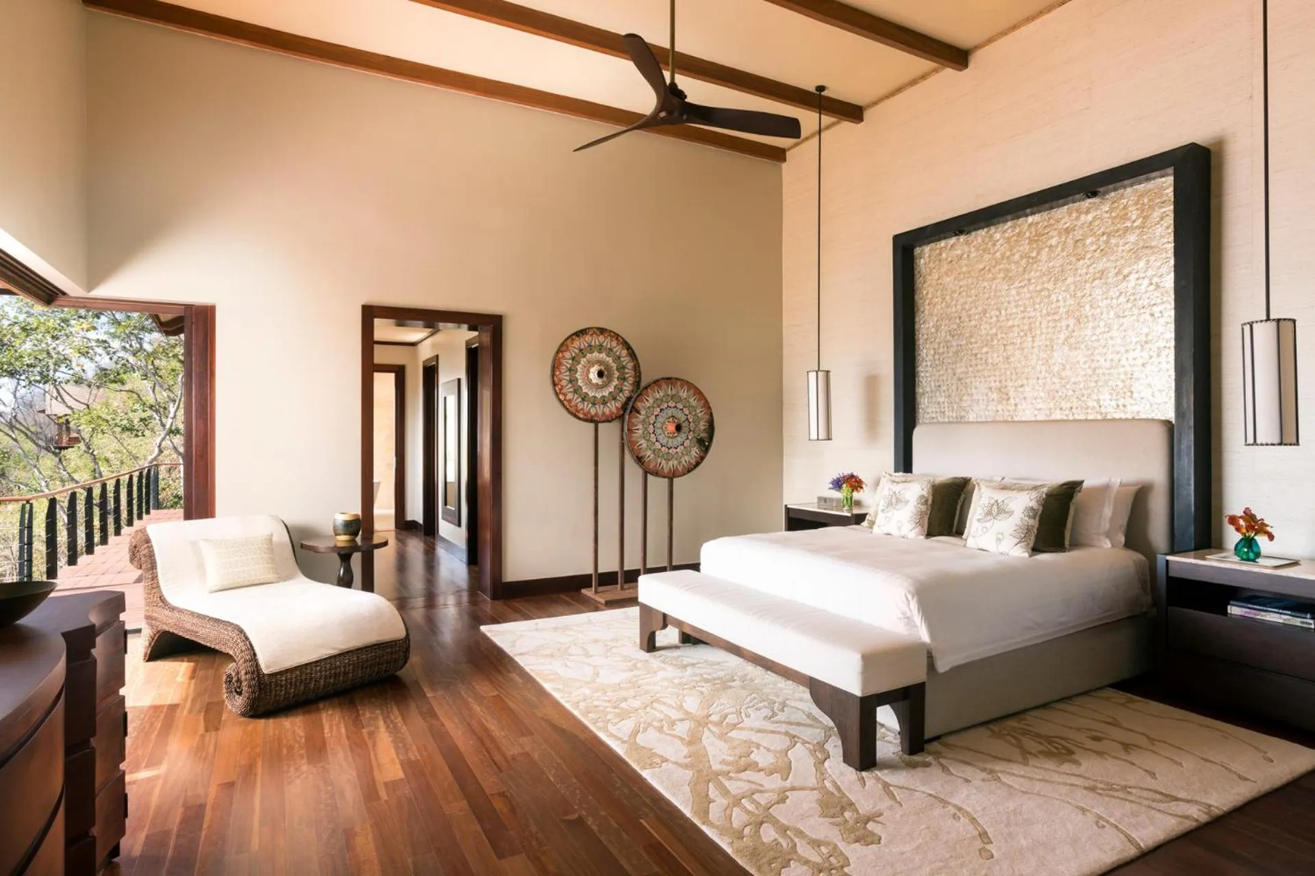 Bed in Four Seasons Resort Peninsula Papagayo, Costa Rica