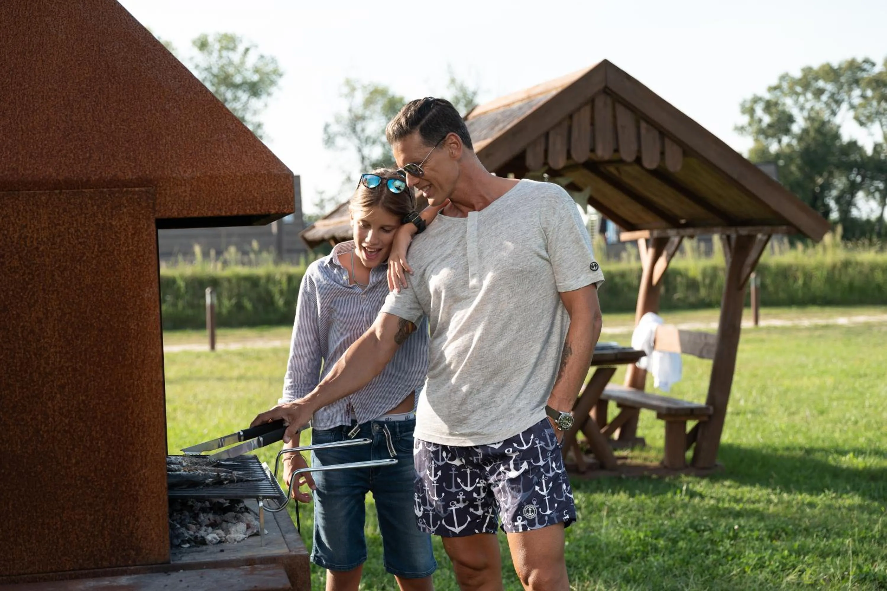 BBQ facilities in Marina Azzurra Resort