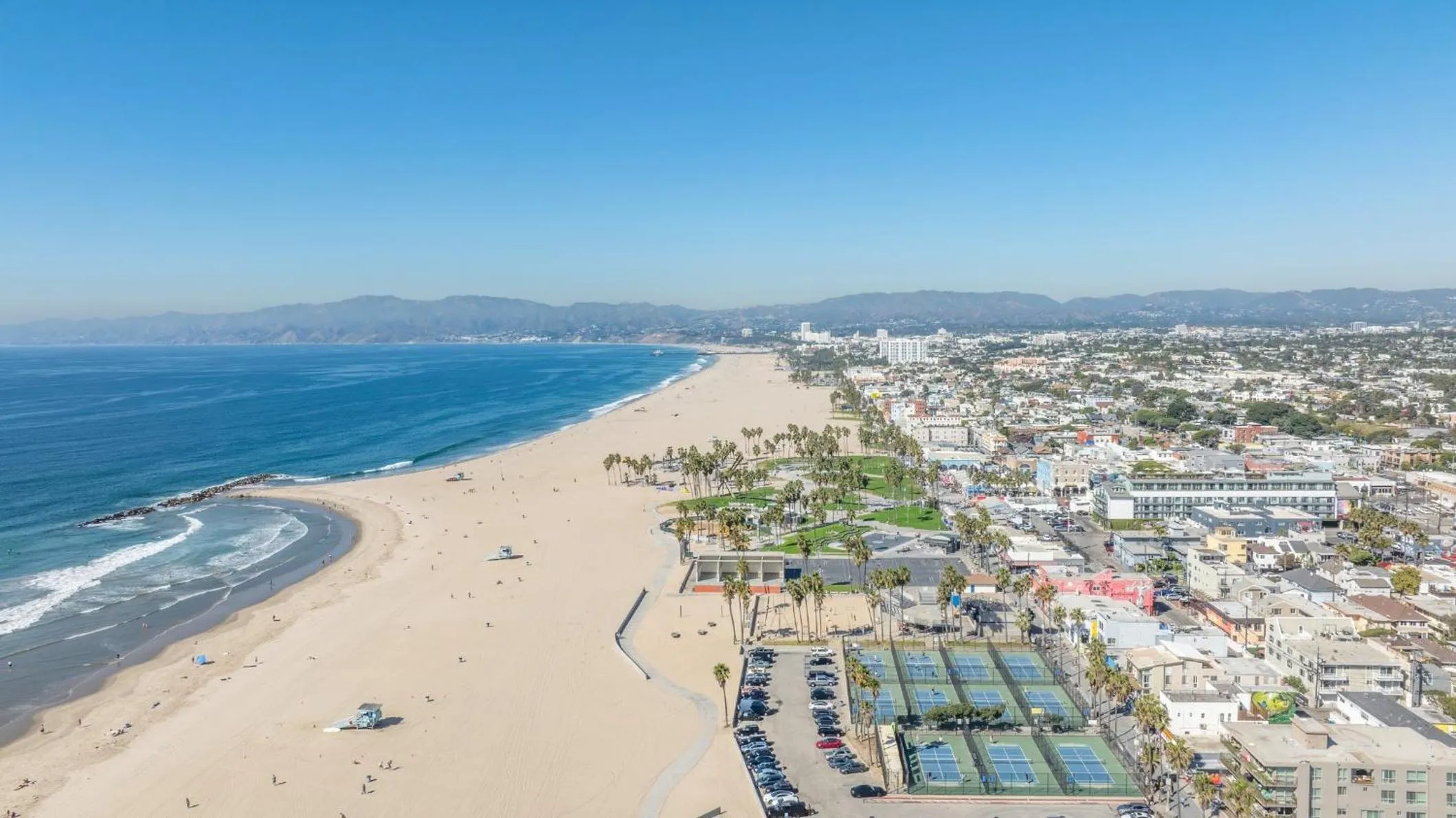 Bird's eye view in Hotel Erwin Venice Beach