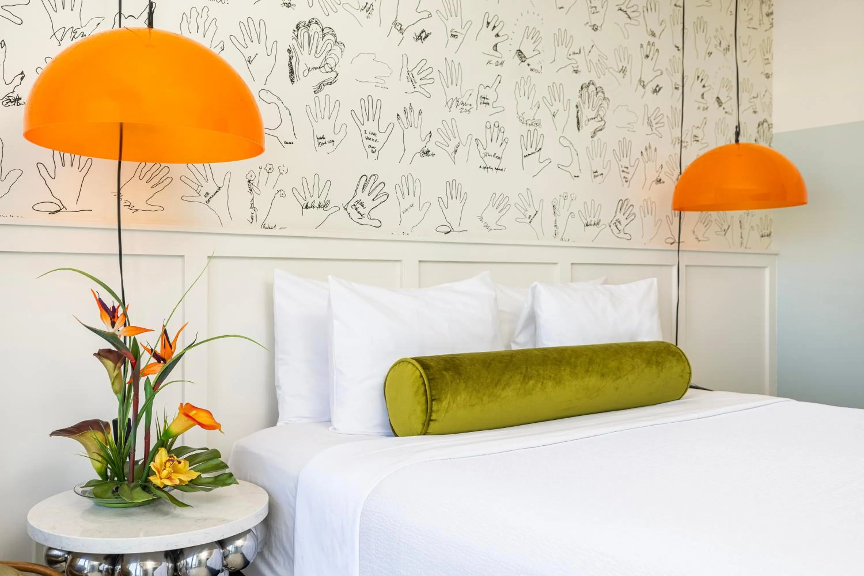 Bed in Hotel Erwin Venice Beach