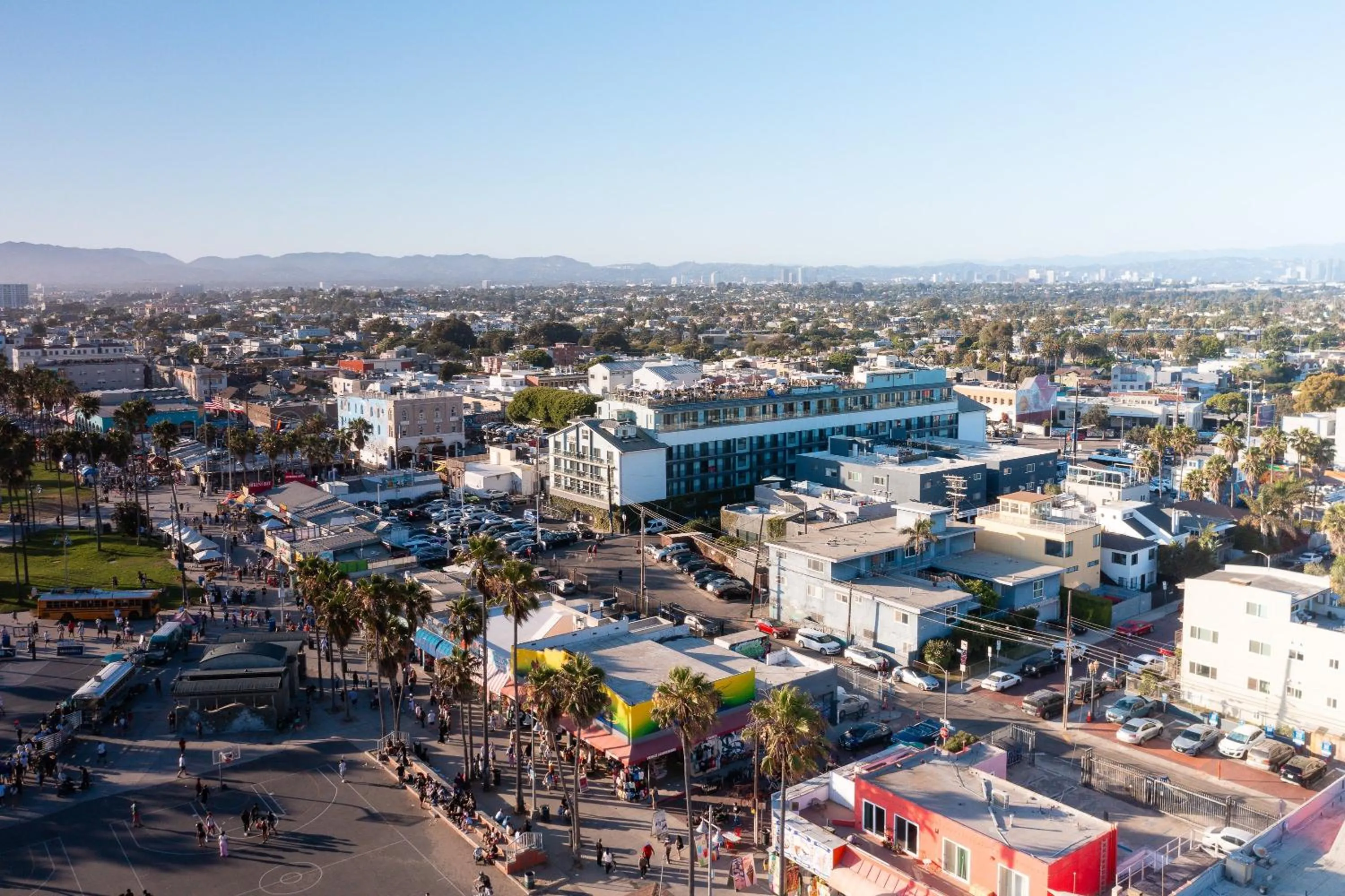 Bird's eye view in Hotel Erwin Venice Beach