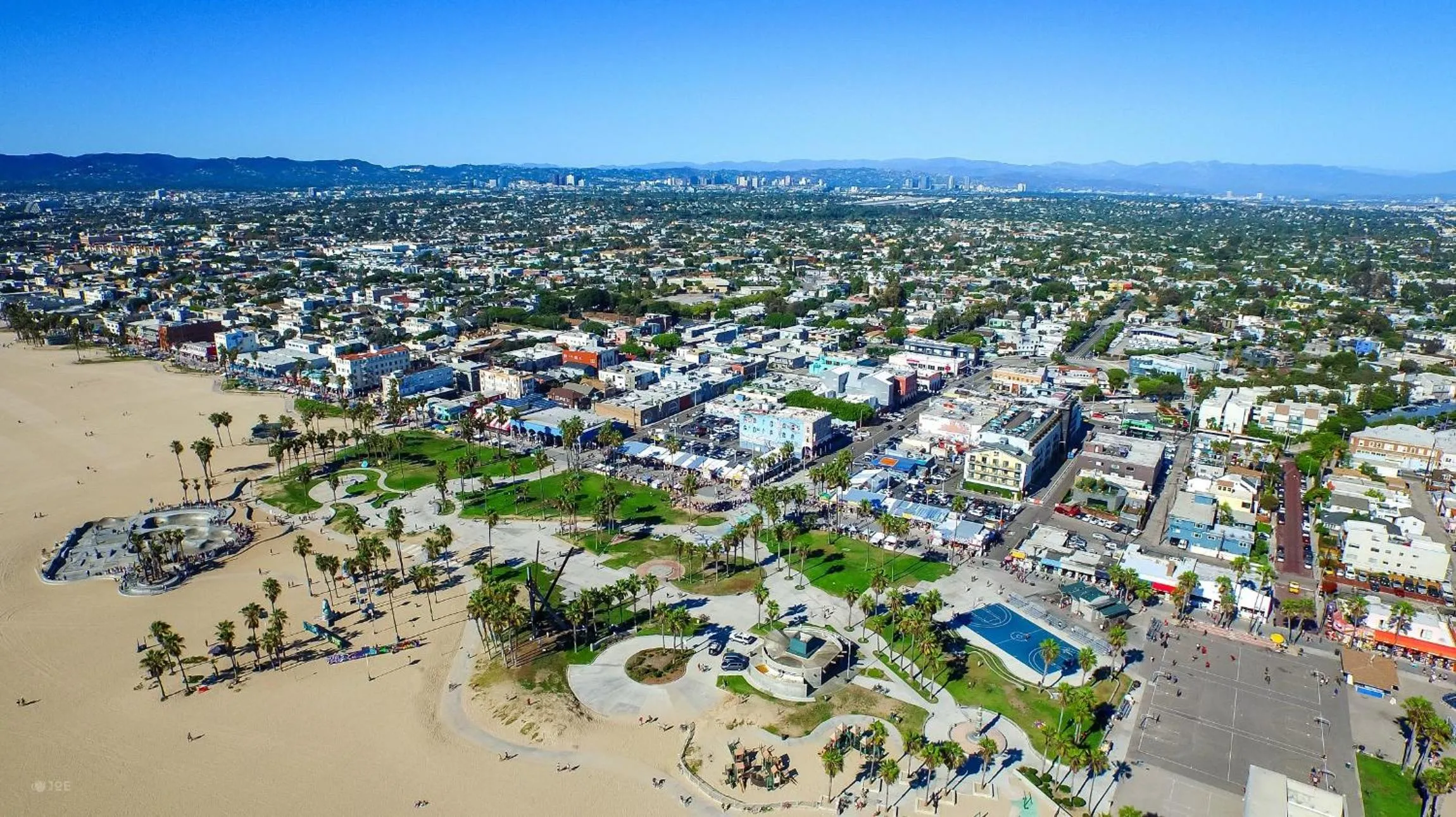 Bird's eye view in Hotel Erwin Venice Beach