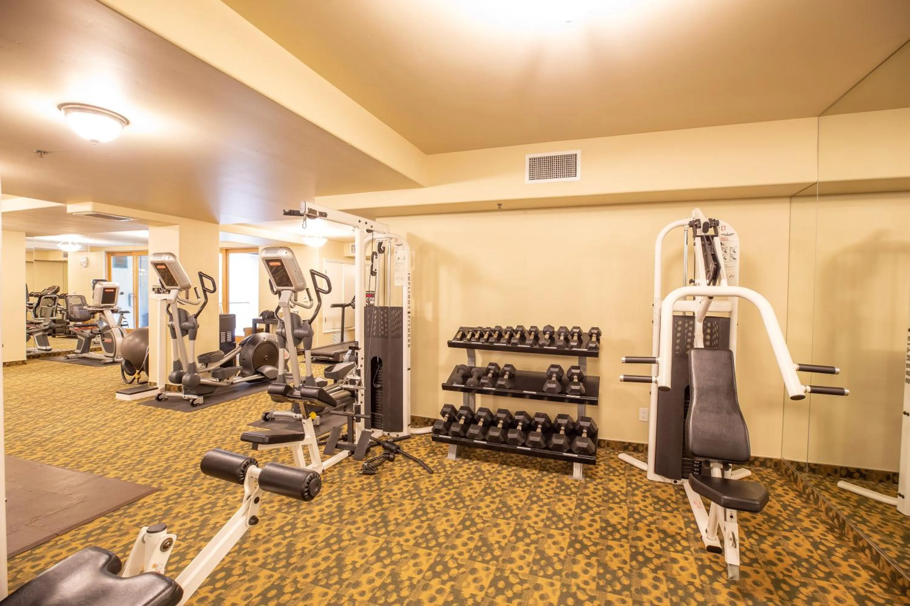 Fitness centre/facilities in Dolphin Bay Resort and Spa