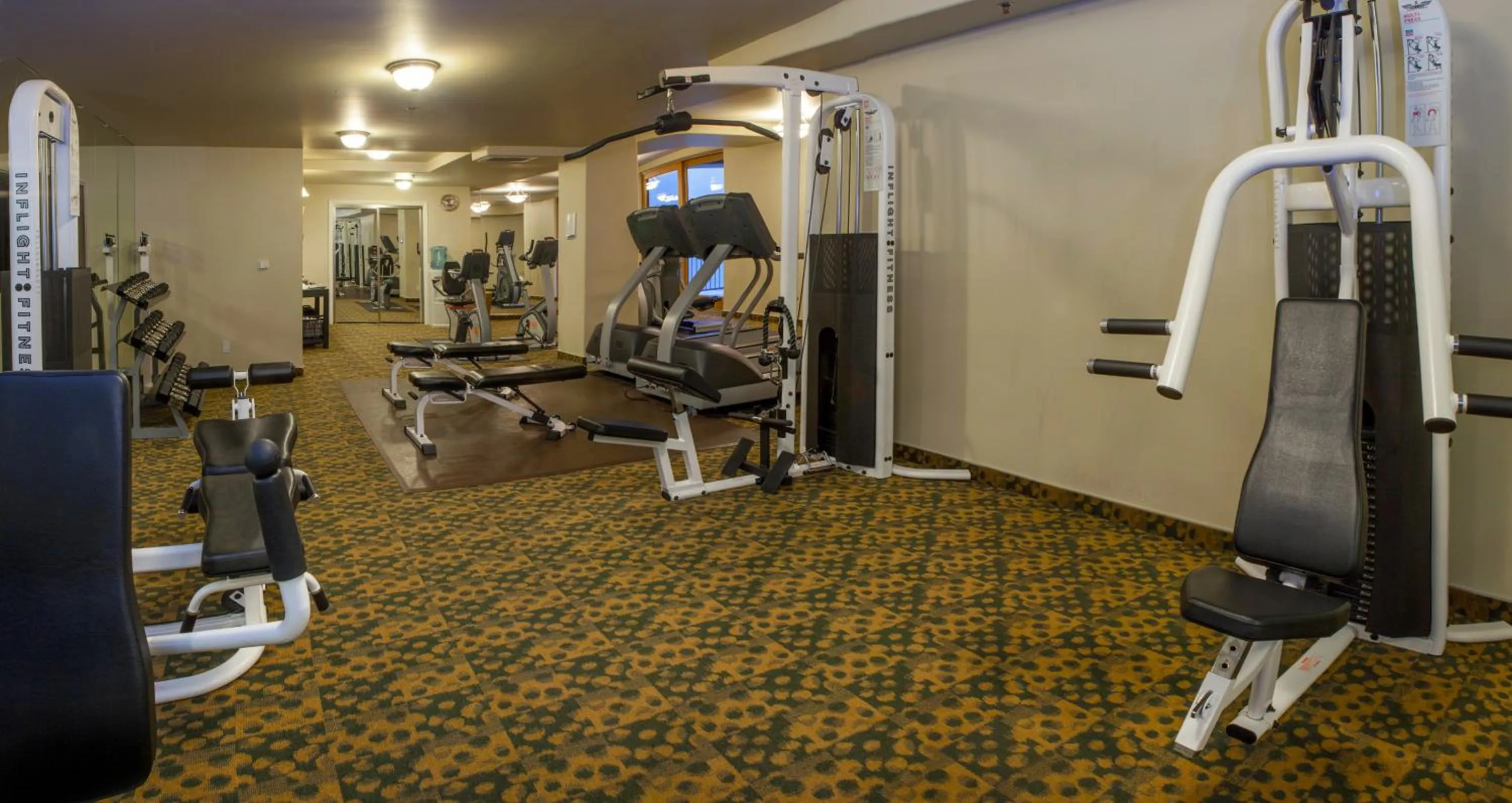 Fitness centre/facilities in Dolphin Bay Resort and Spa