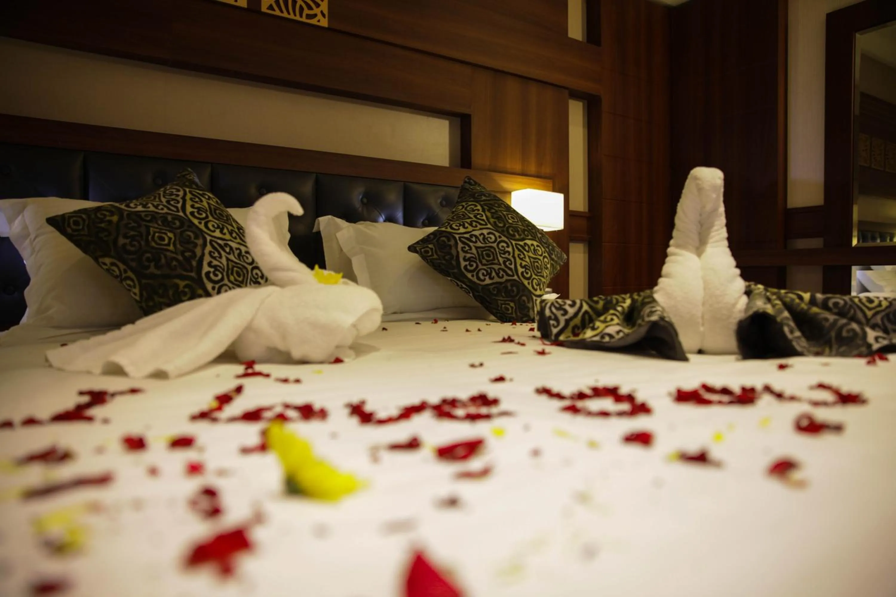 Decorative detail, Bed in Dalin Hotel