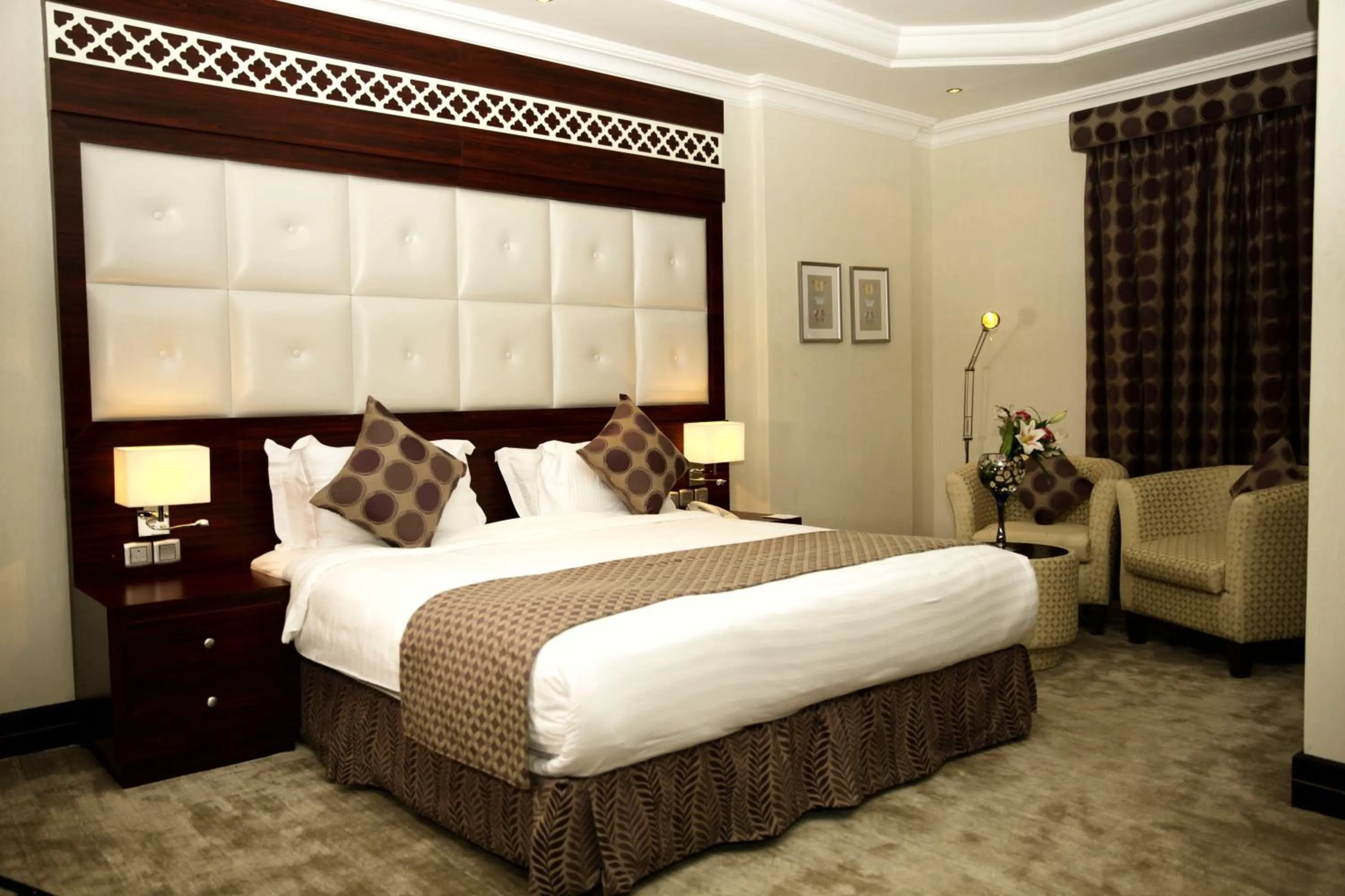 Photo of the whole room, Bed in Dalin Hotel