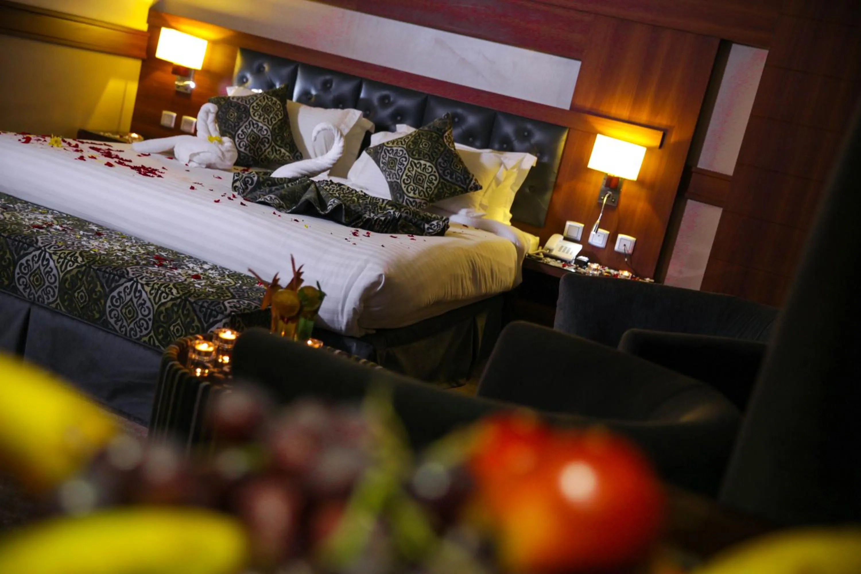 Decorative detail, Bed in Dalin Hotel