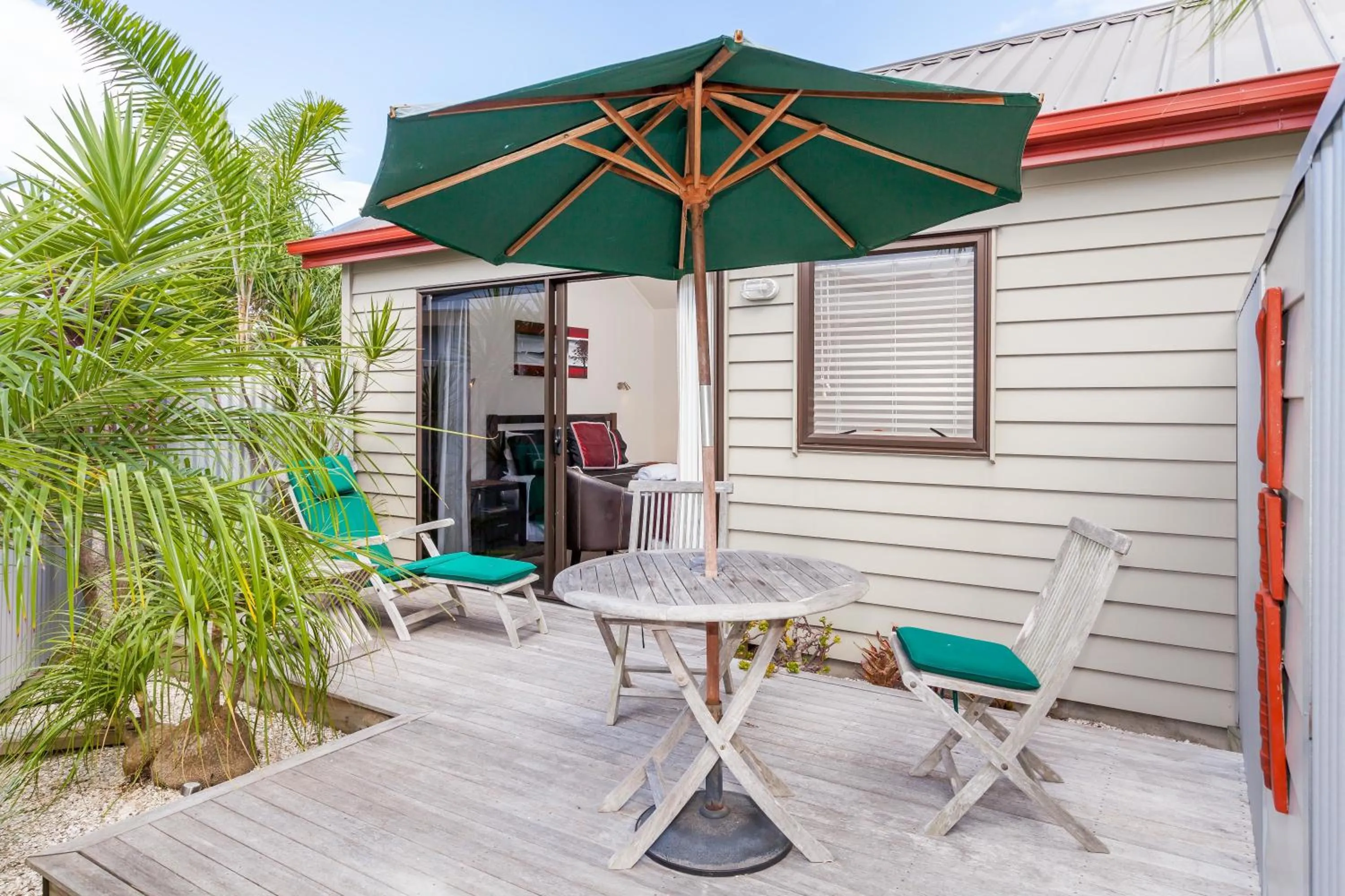 Patio in Tairua Shores Motel