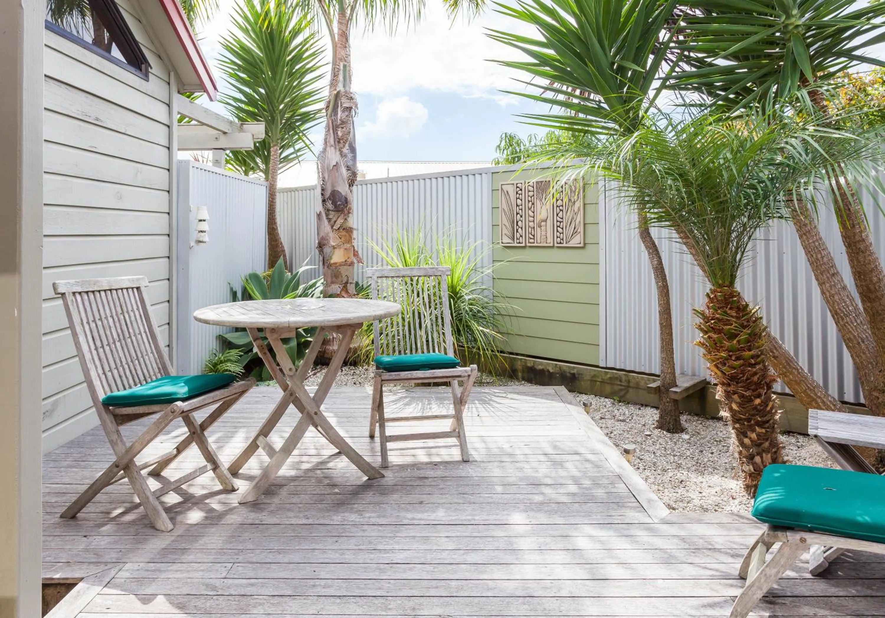 Patio in Tairua Shores Motel