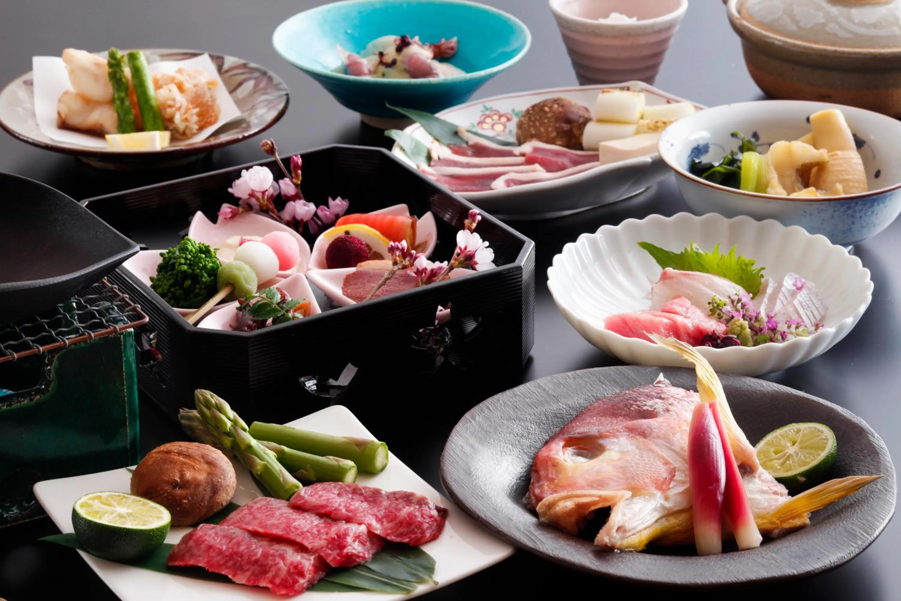 Dinner in Ryokan Sanga