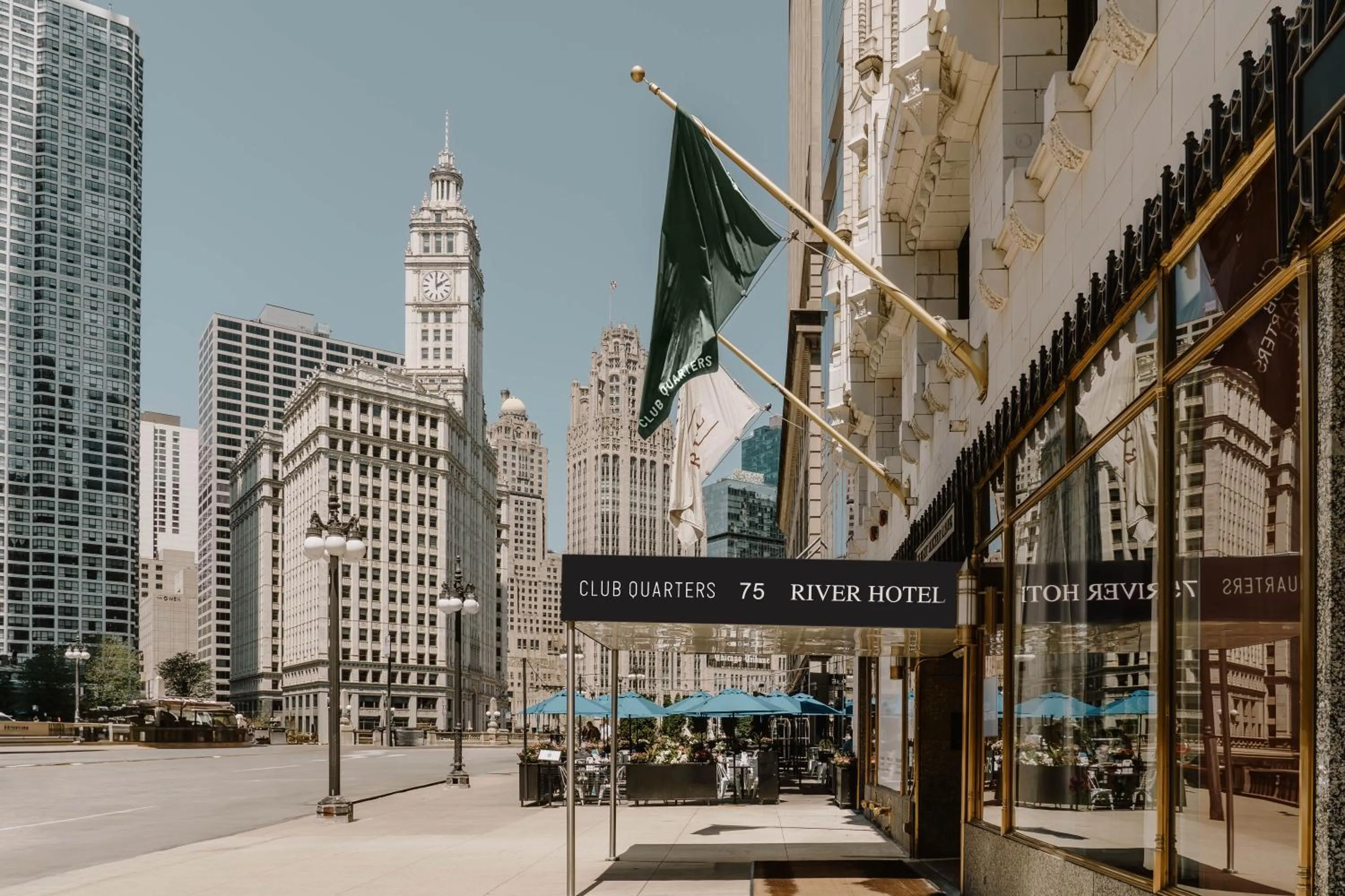 Property building in River Hotel