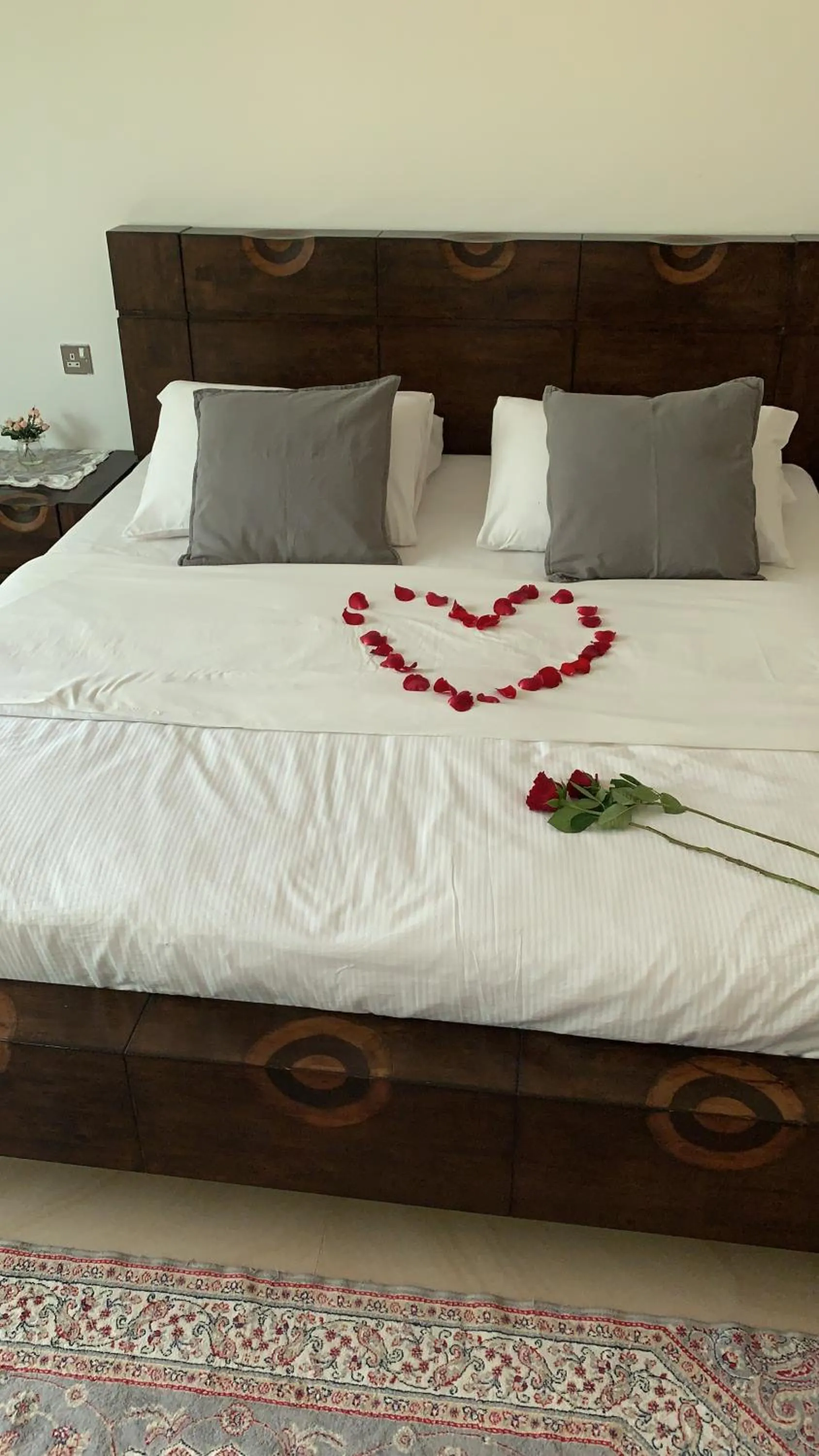 Bed in Oriental Nights Rest House