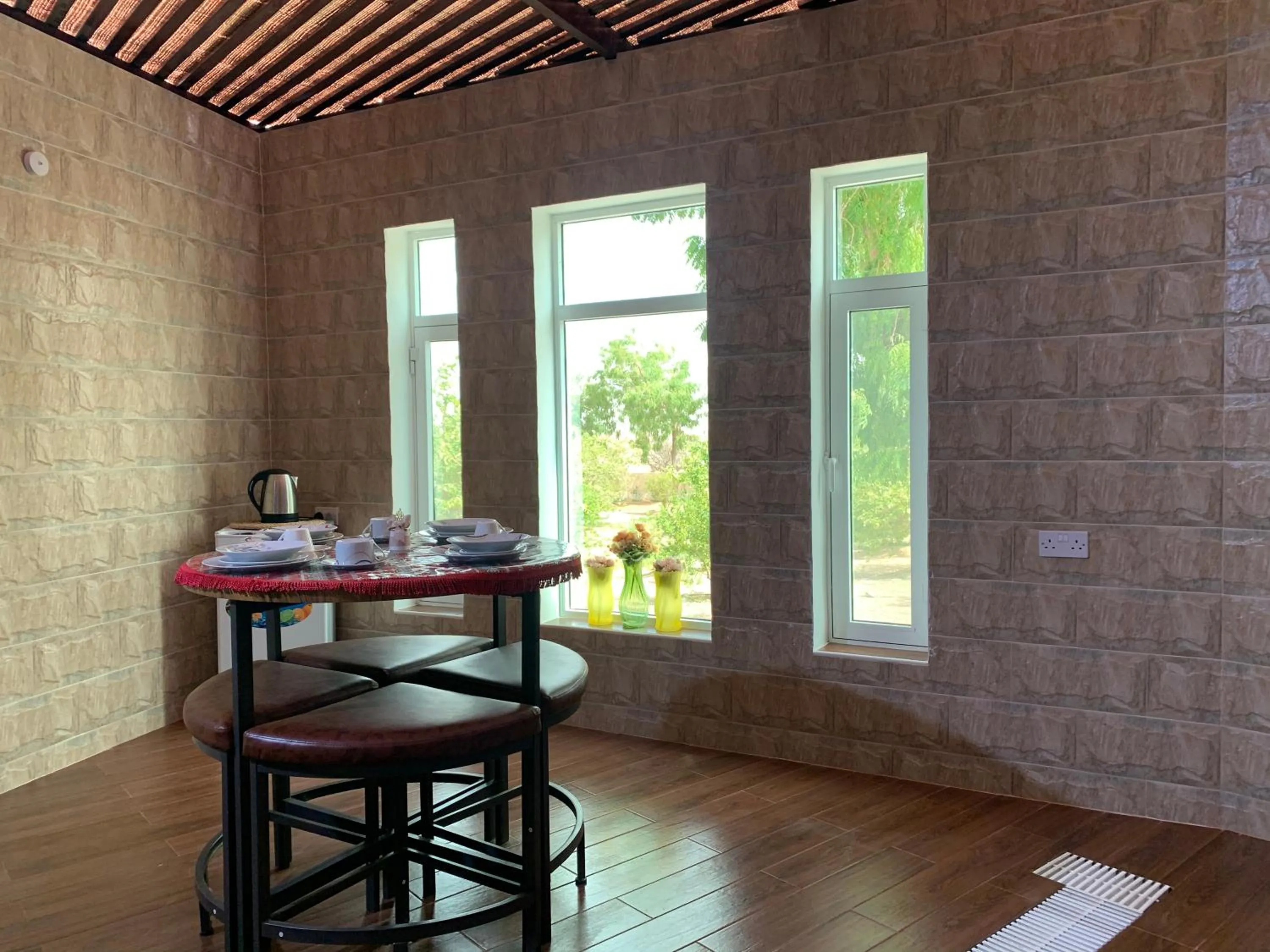Seating area in Oriental Nights Rest House