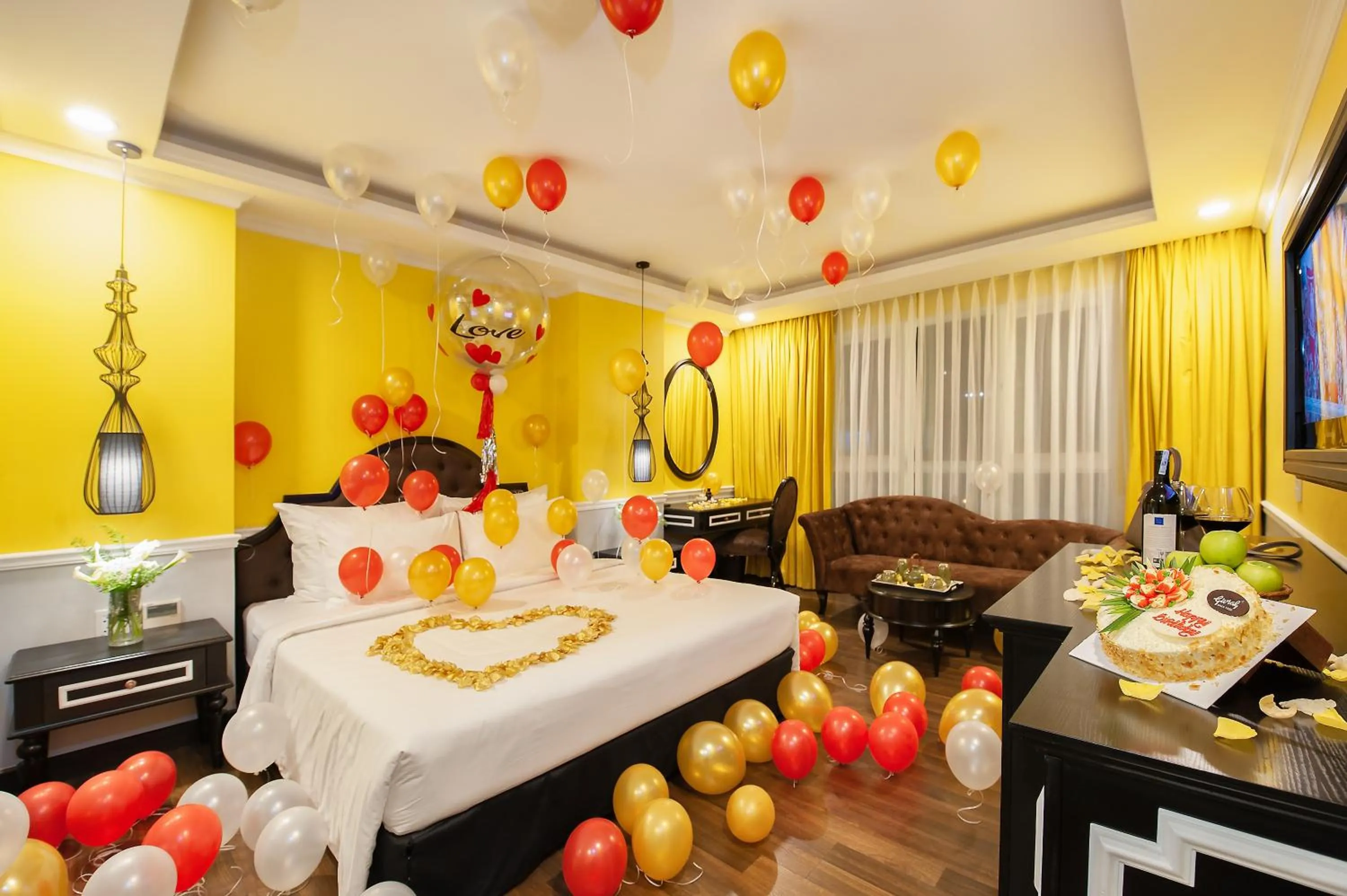 Living room, Bed in Adora Art Hotel