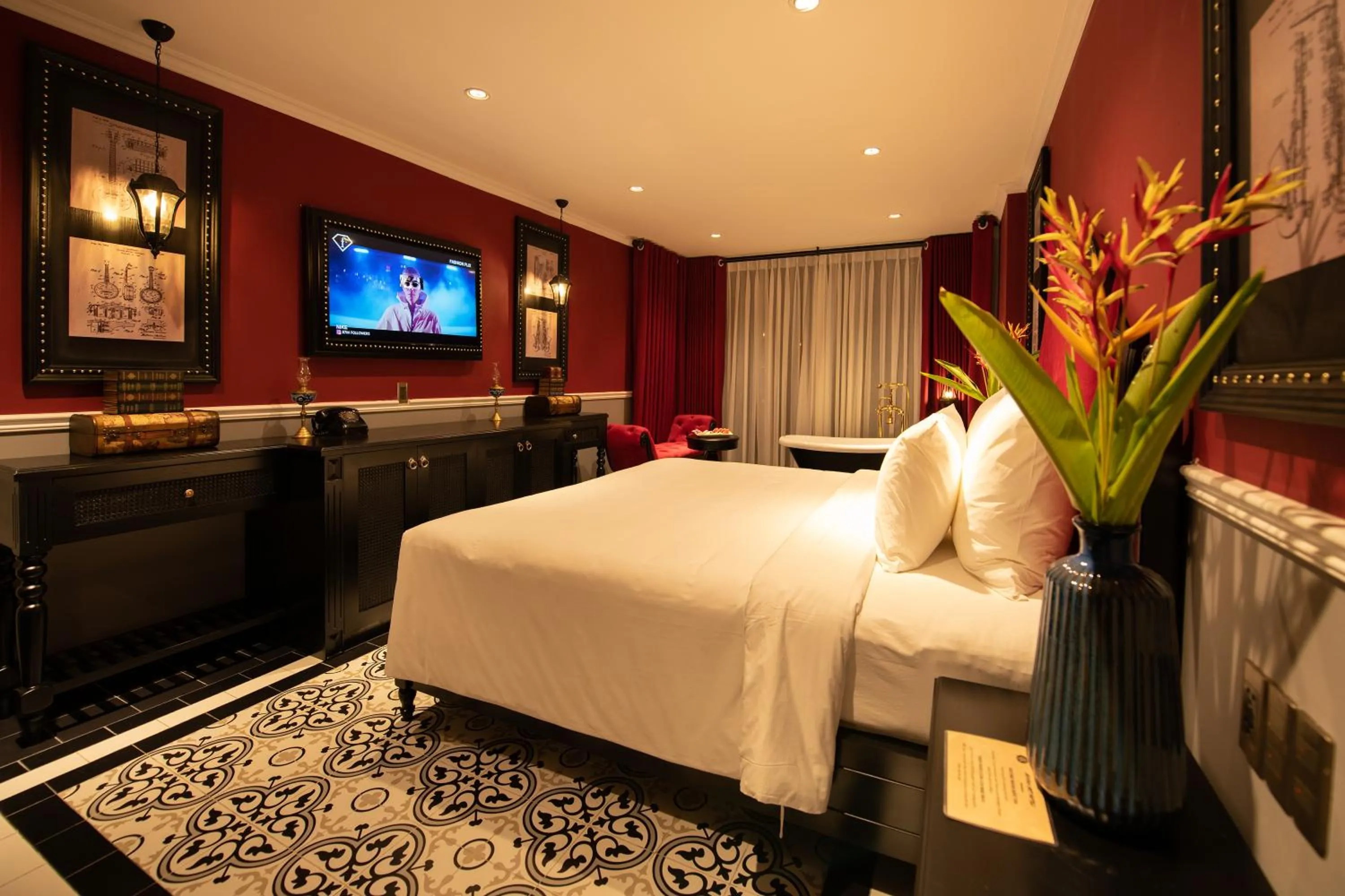 Photo of the whole room, Bed in Adora Art Hotel