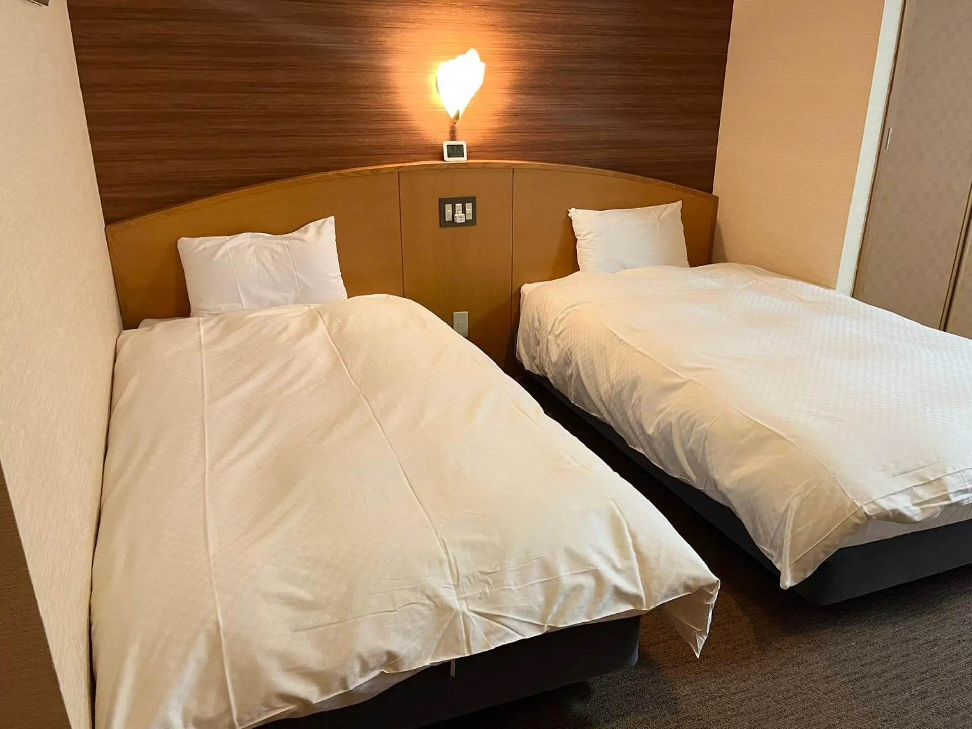 Bed in Shiretoko Noble Hotel