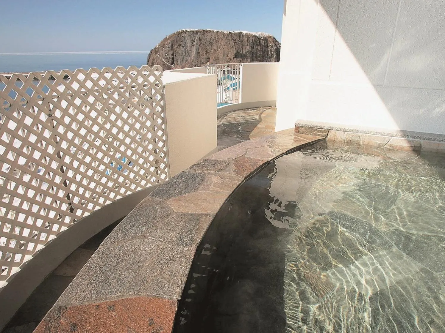 Open Air Bath in Shiretoko Noble Hotel