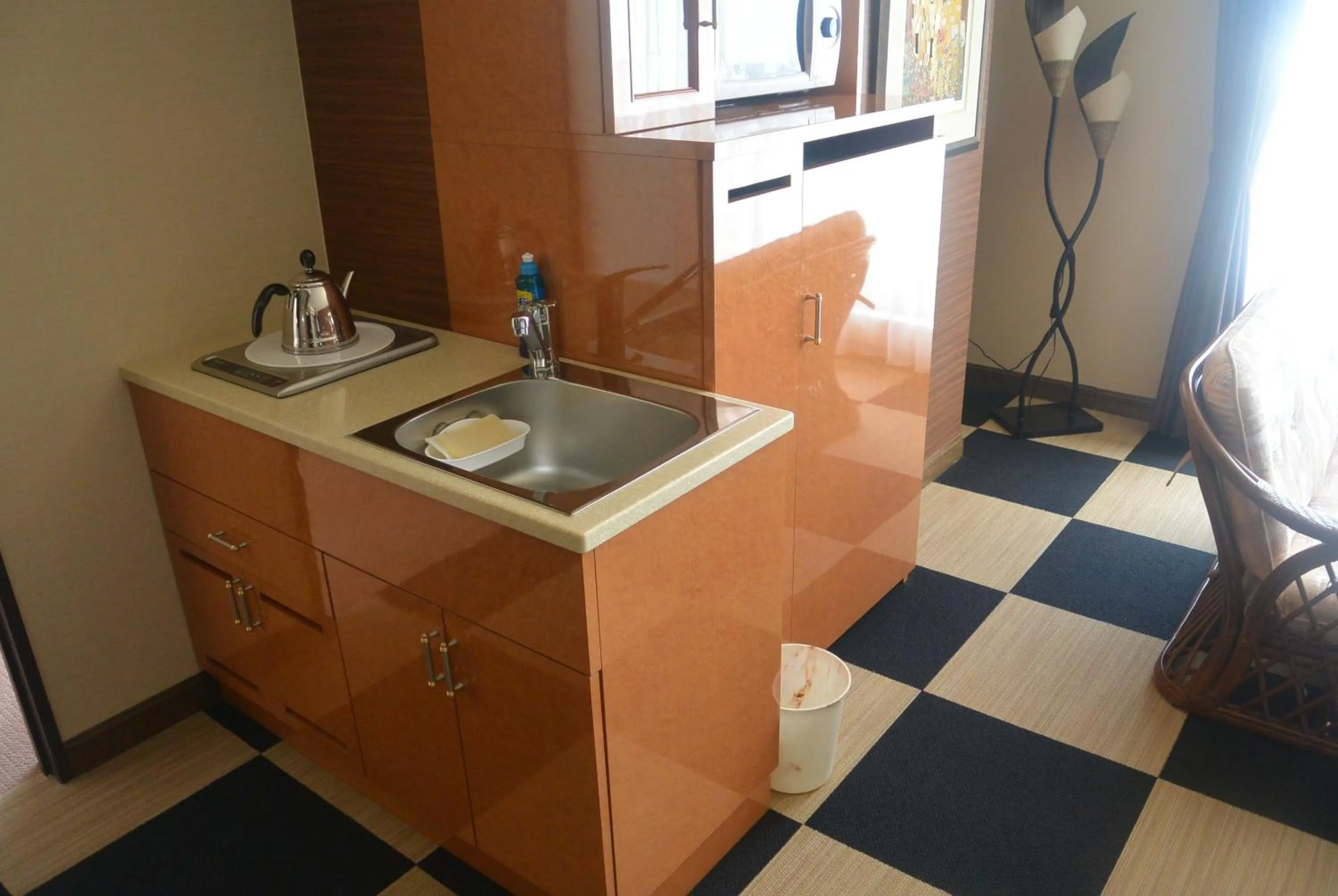 Kitchen or kitchenette in Shiretoko Noble Hotel