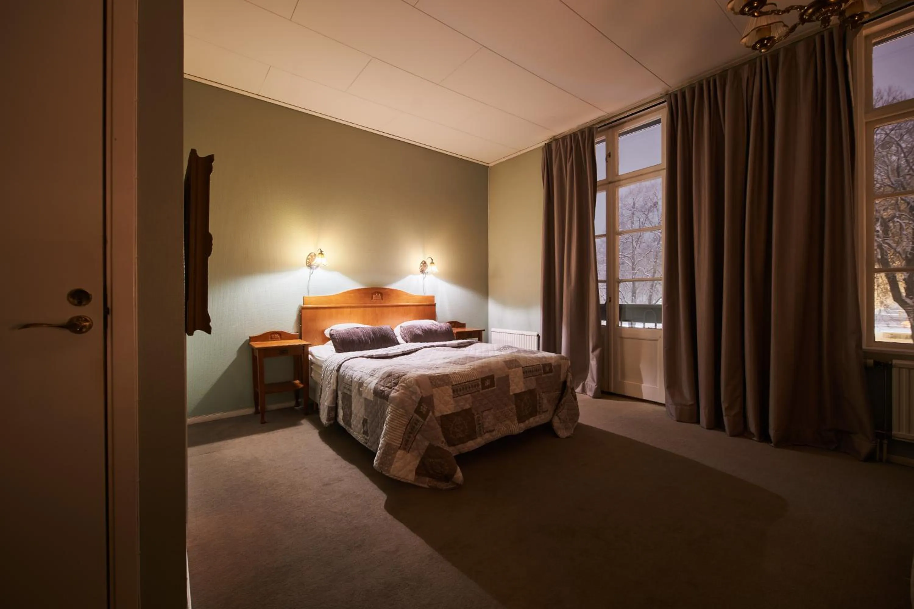 Bed in Hotell Läckö