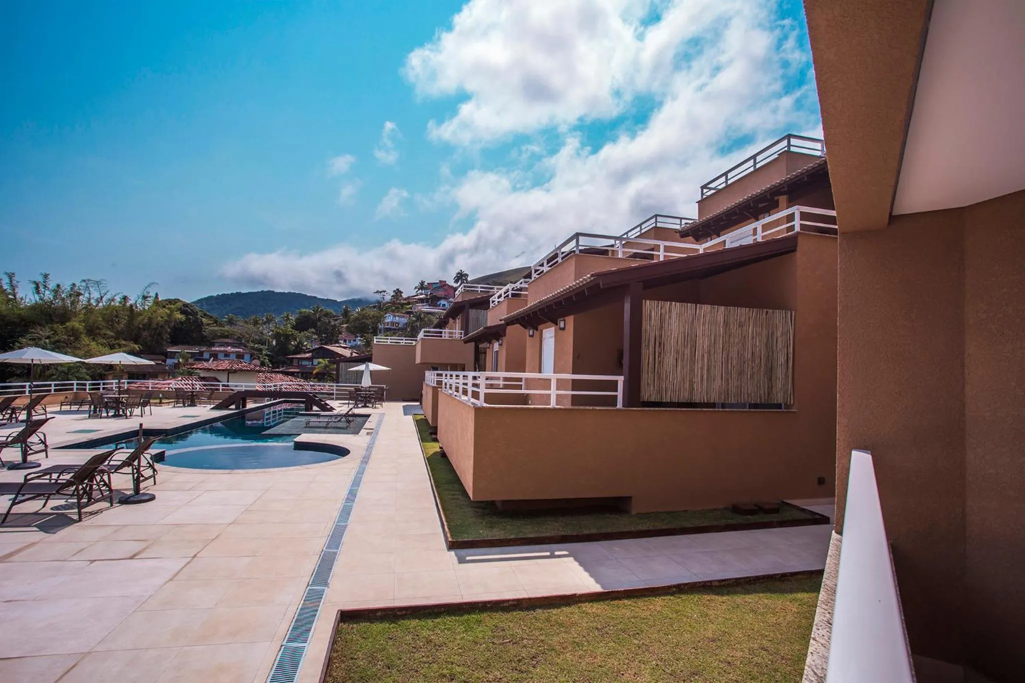 Pool view in Ilhabela Beach Residences