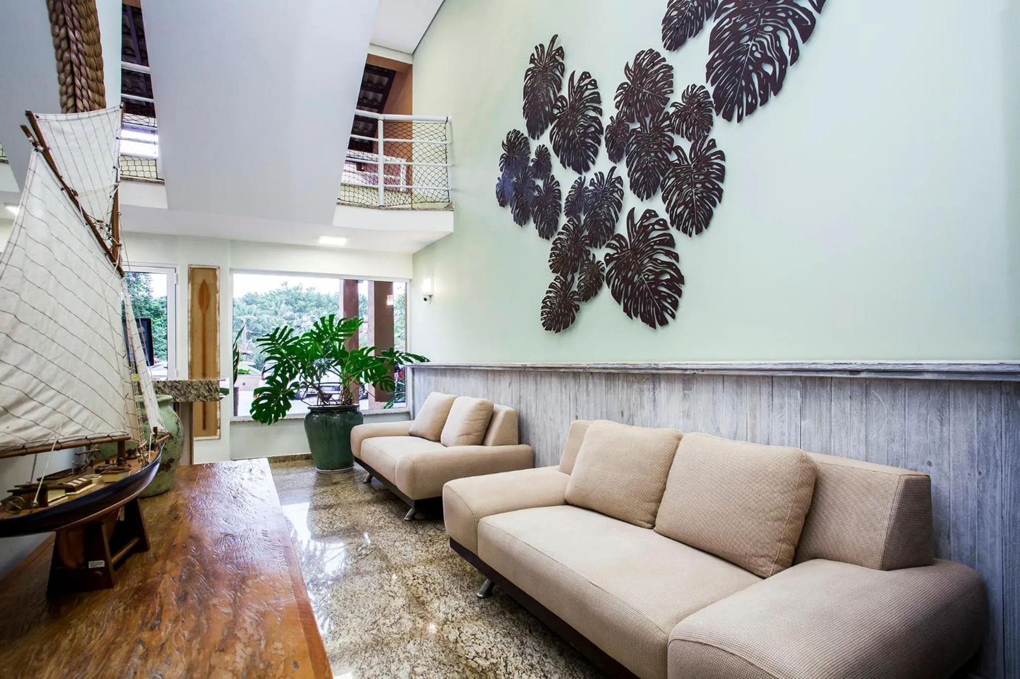 Lobby or reception in Ilhabela Beach Residences