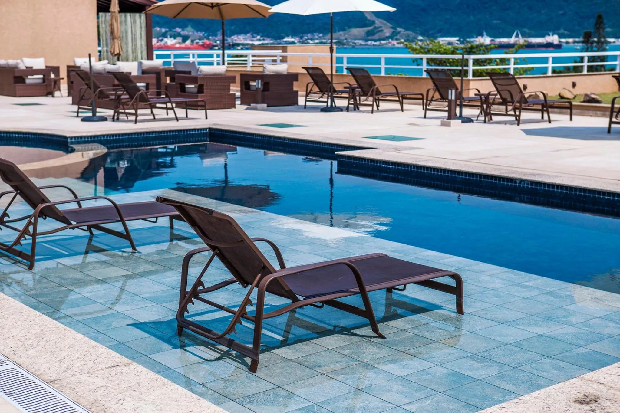 Swimming pool in Ilhabela Beach Residences