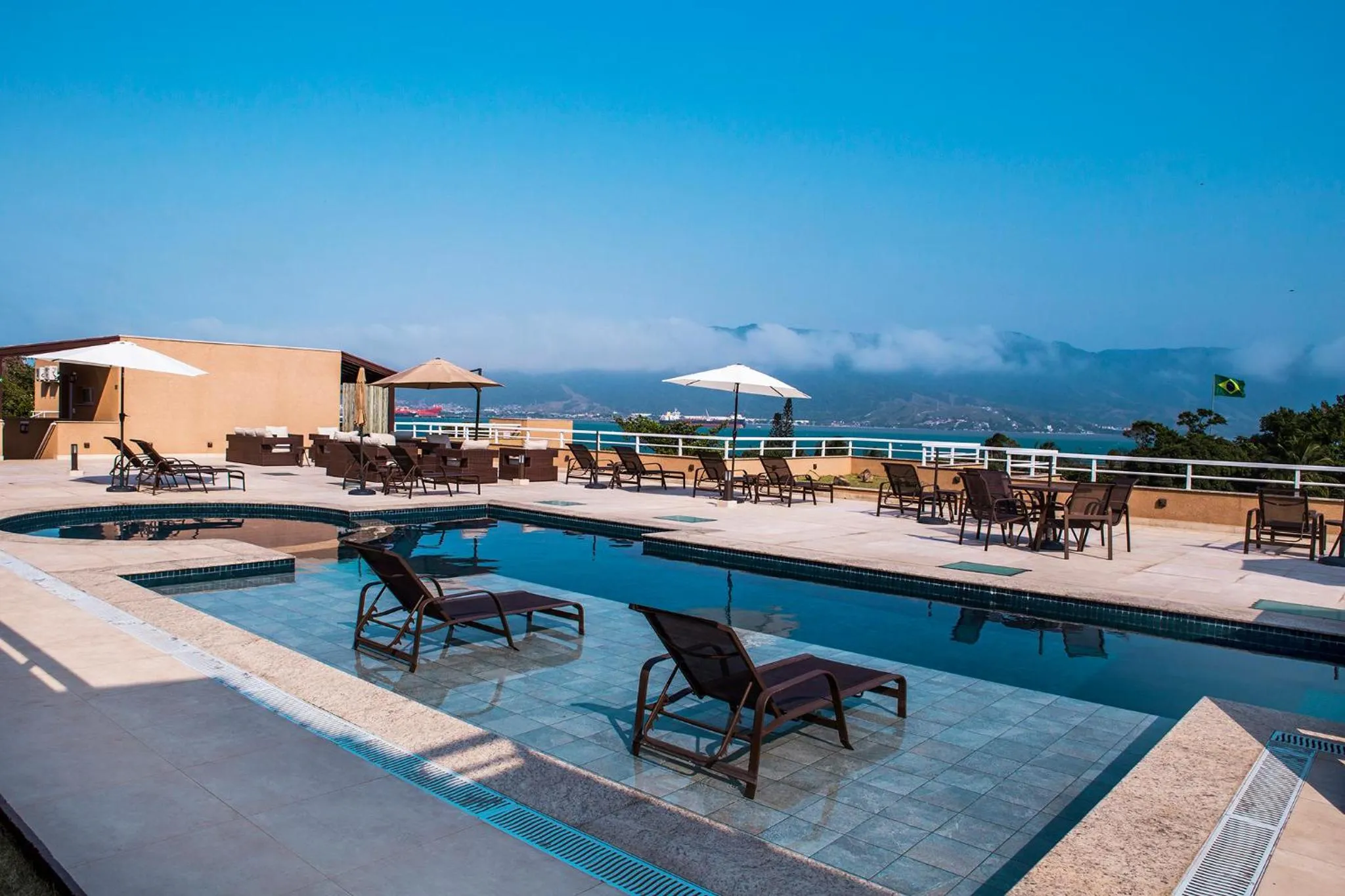 Swimming pool in Ilhabela Beach Residences