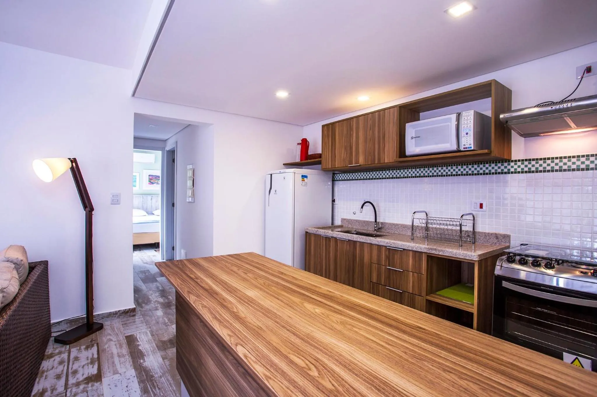 Kitchen or kitchenette in Ilhabela Beach Residences