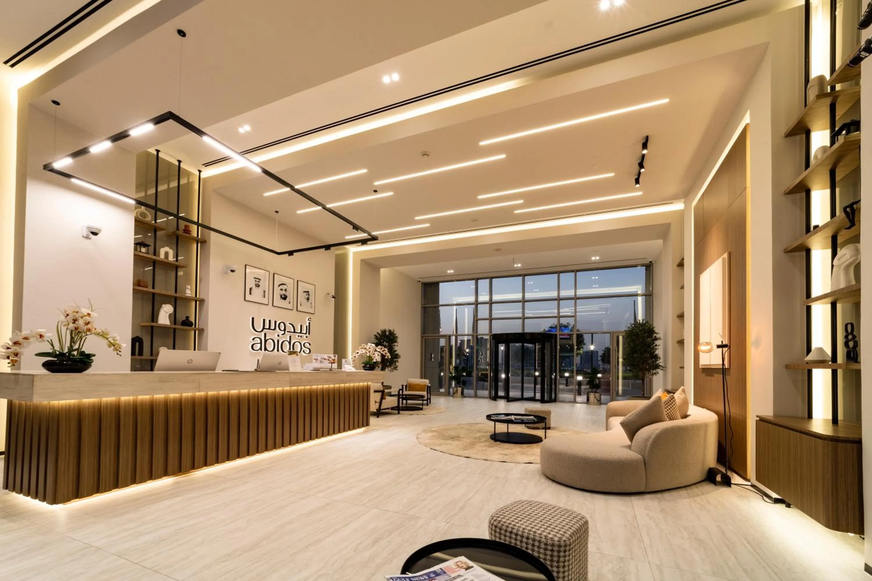 Lobby or reception in Abidos Hotel Apartment Dubai Land