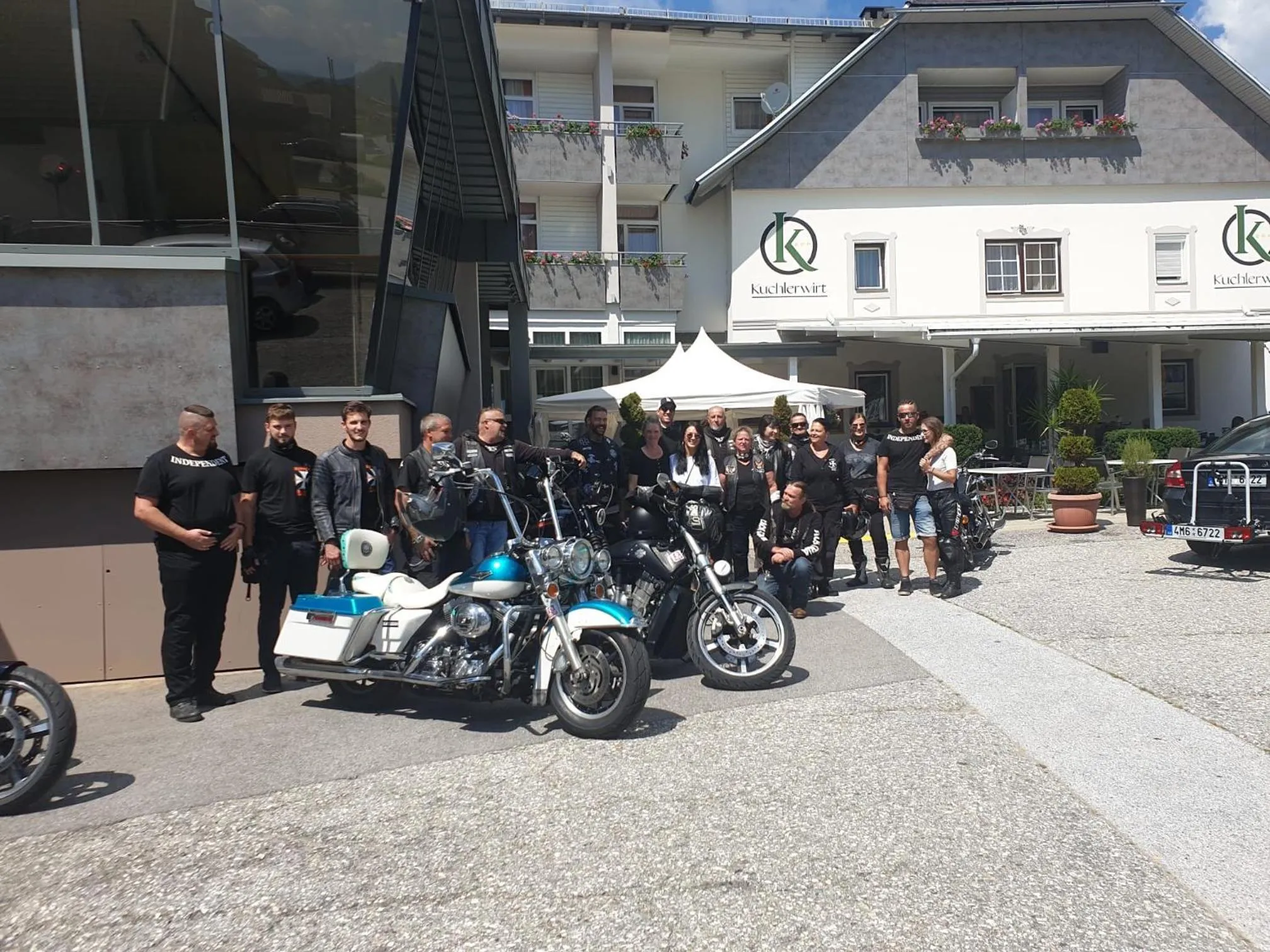 group of guests in Hotel Kuchlerwirt