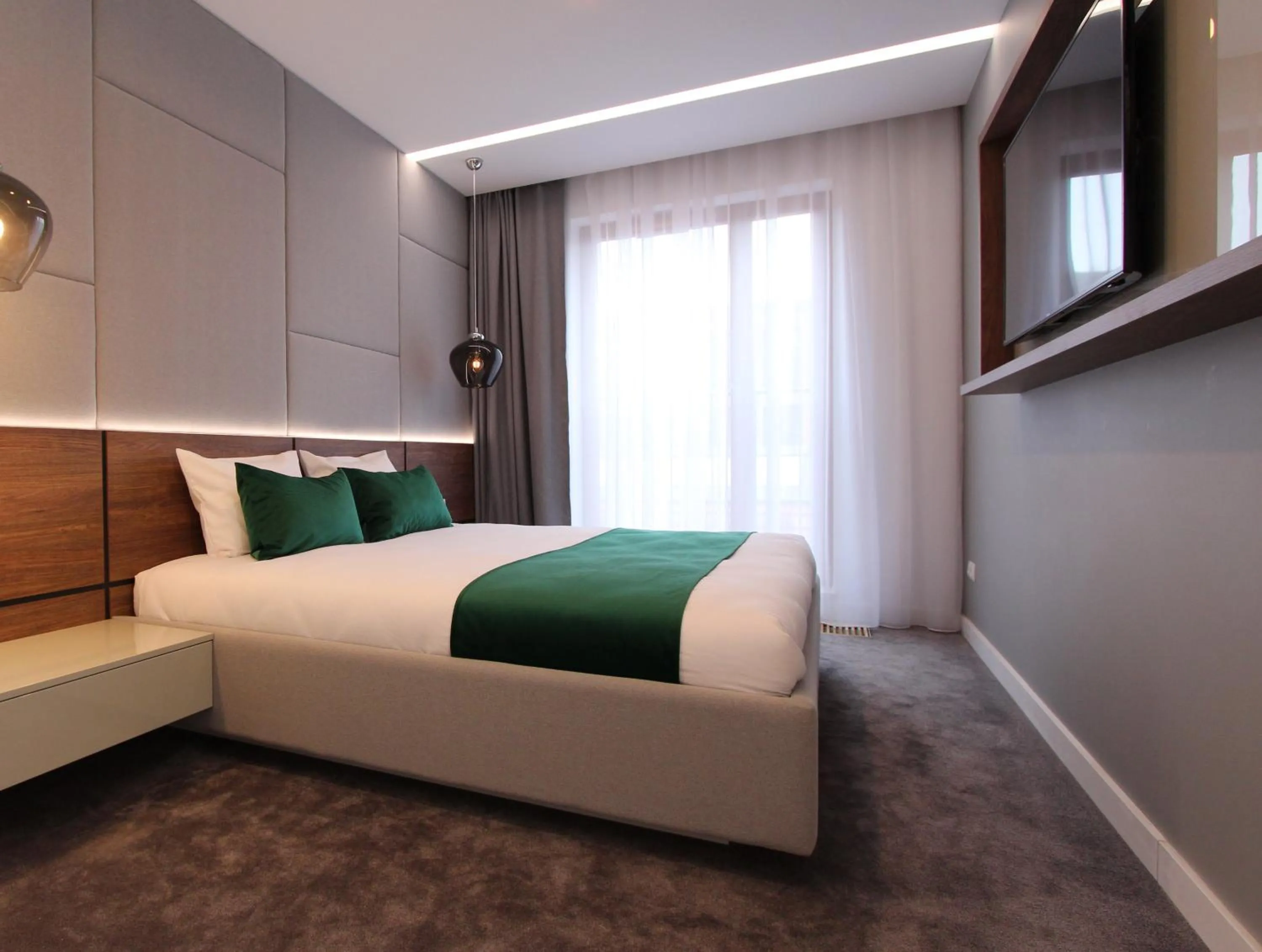 Bedroom, Bed in Lubicz Luxury Apartment