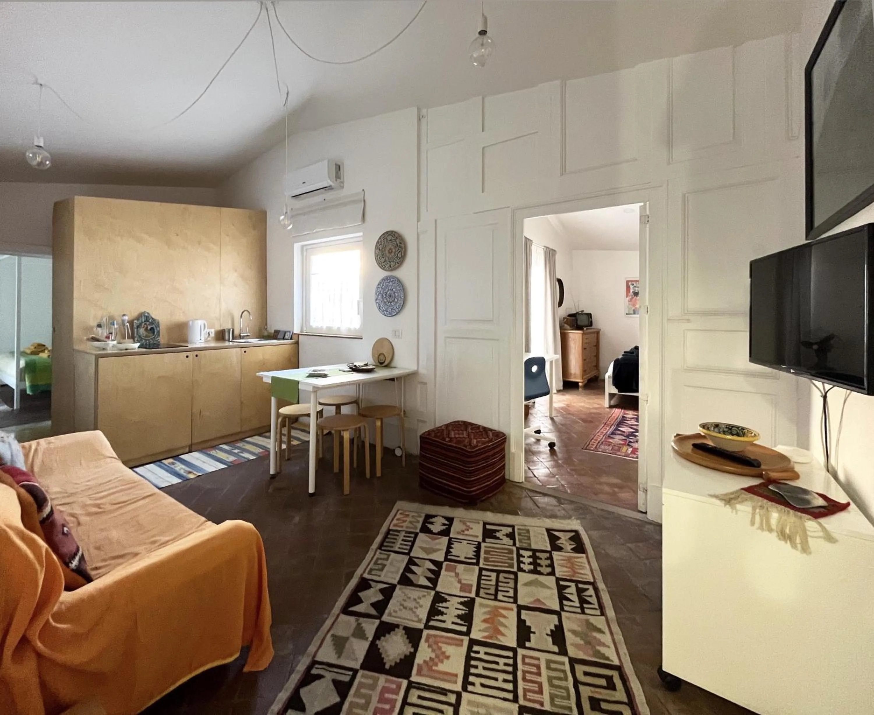 Living room in Trìcora Sicilian B&B