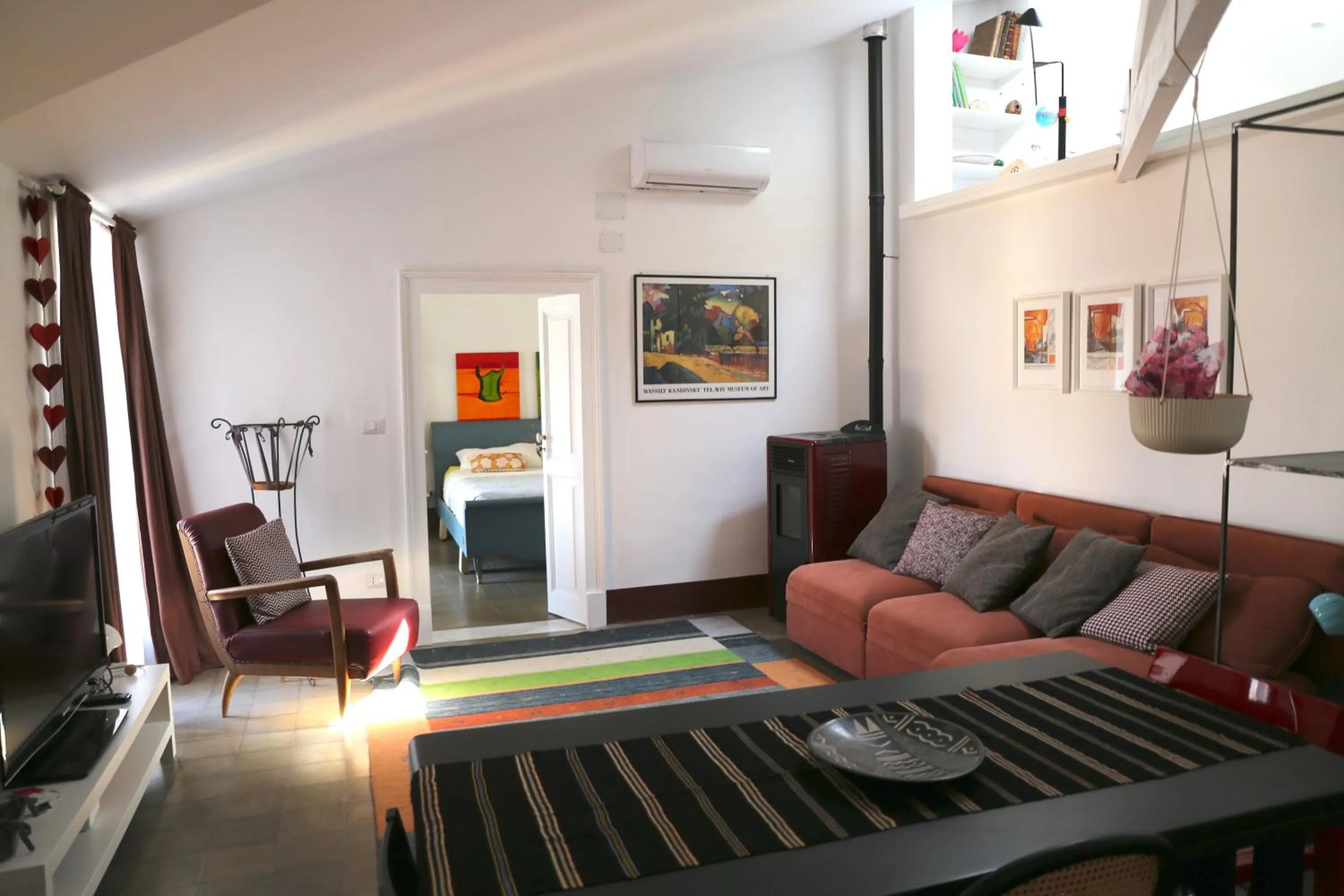 Living room in Trìcora Sicilian B&B