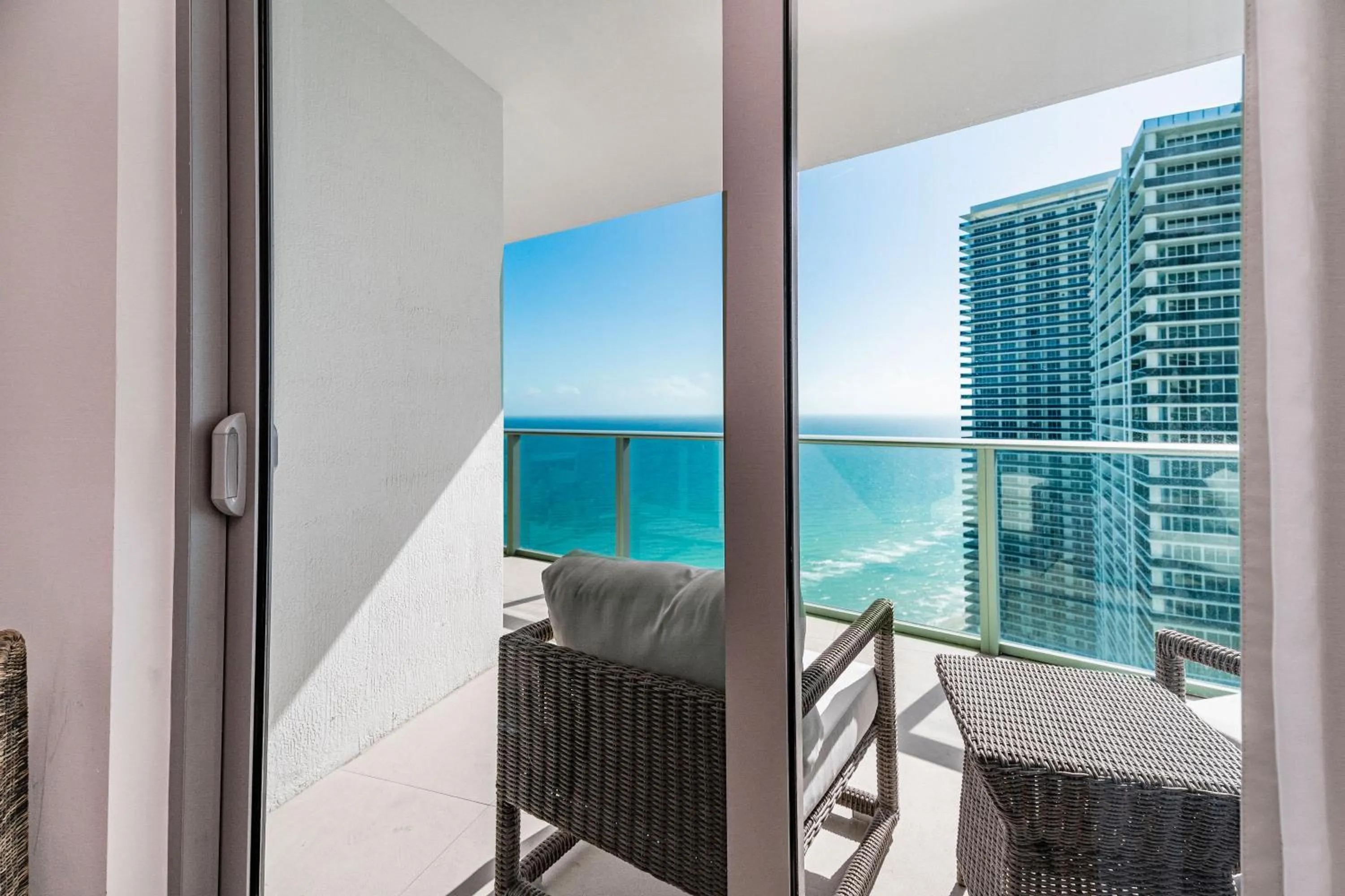 Balcony/Terrace in Private Ocean Condos at Hyde Beach Resort & Residences