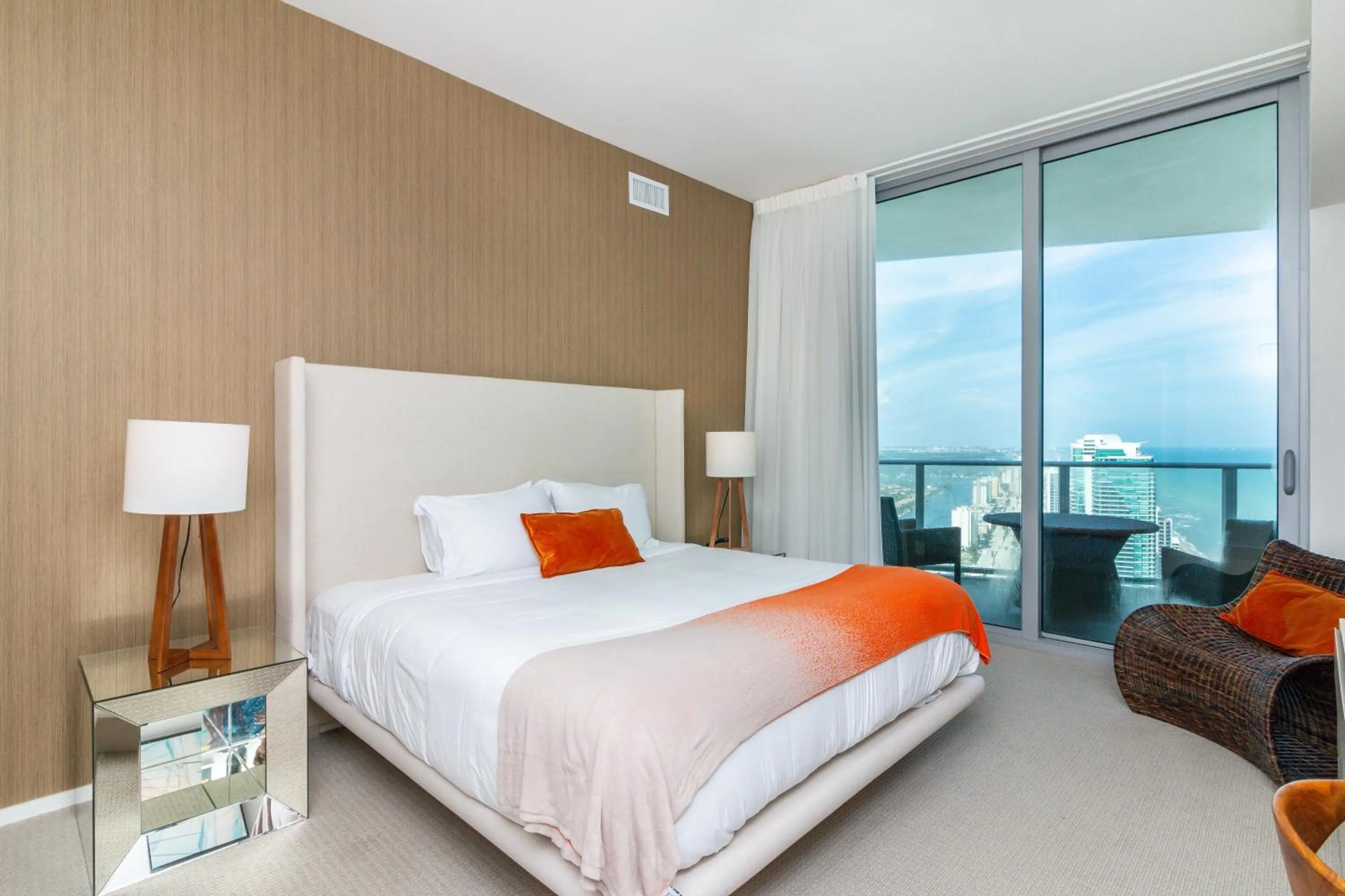 Bed in Private Ocean Condos at Hyde Beach Resort & Residences