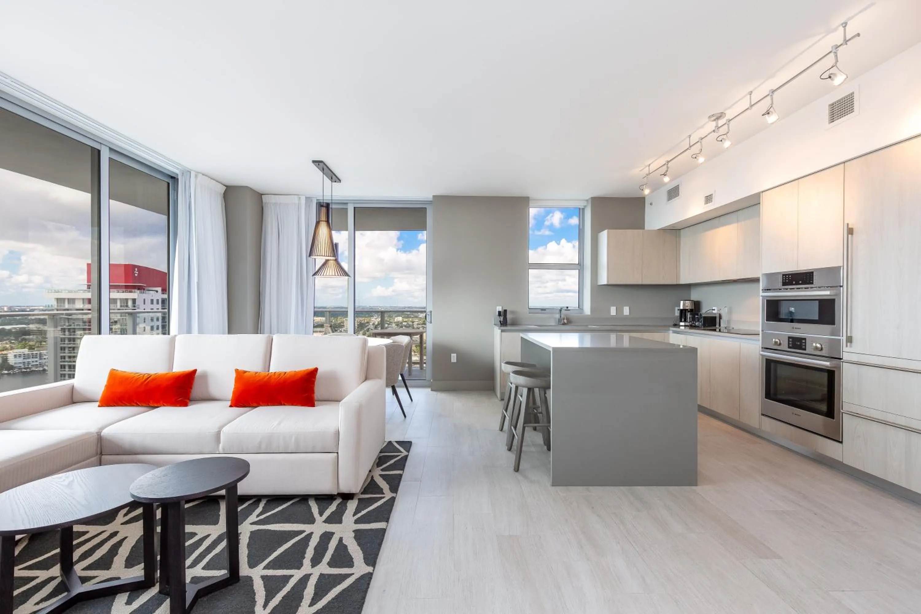 Kitchen or kitchenette in Private Ocean Condos at Hyde Beach Resort & Residences