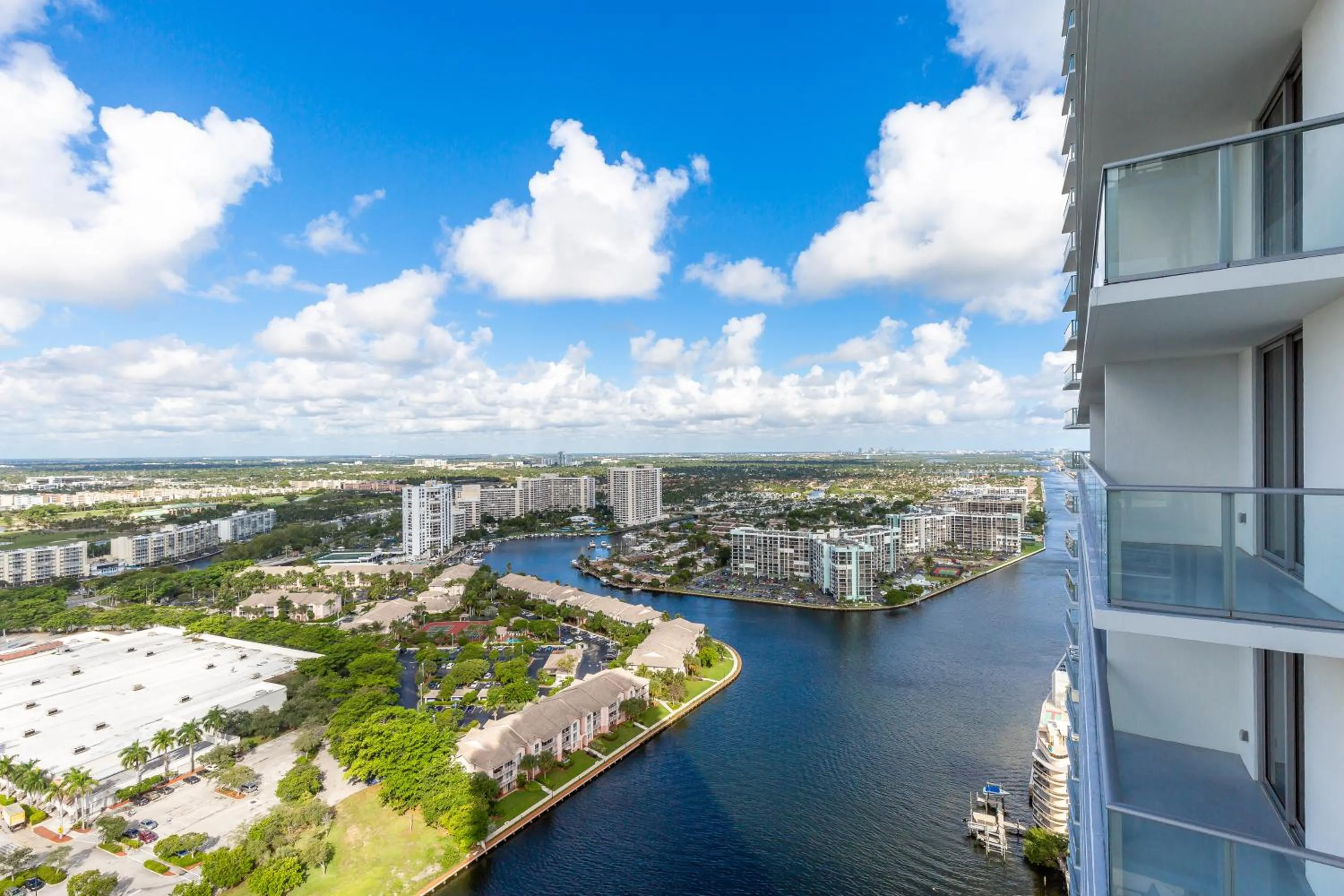 Bird's eye view in Private Ocean Condos at Hyde Beach Resort & Residences