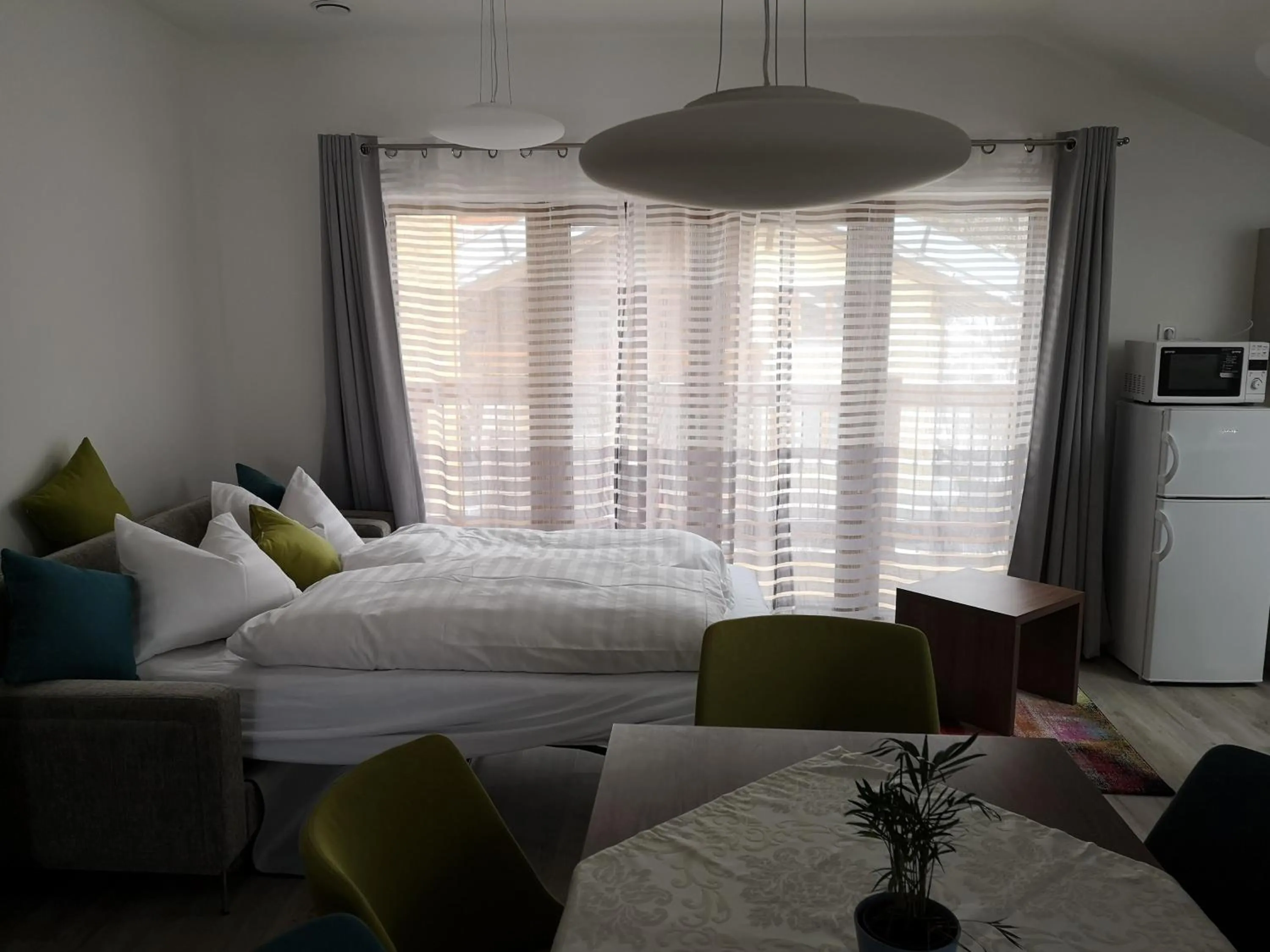 Bed in Schneekristall