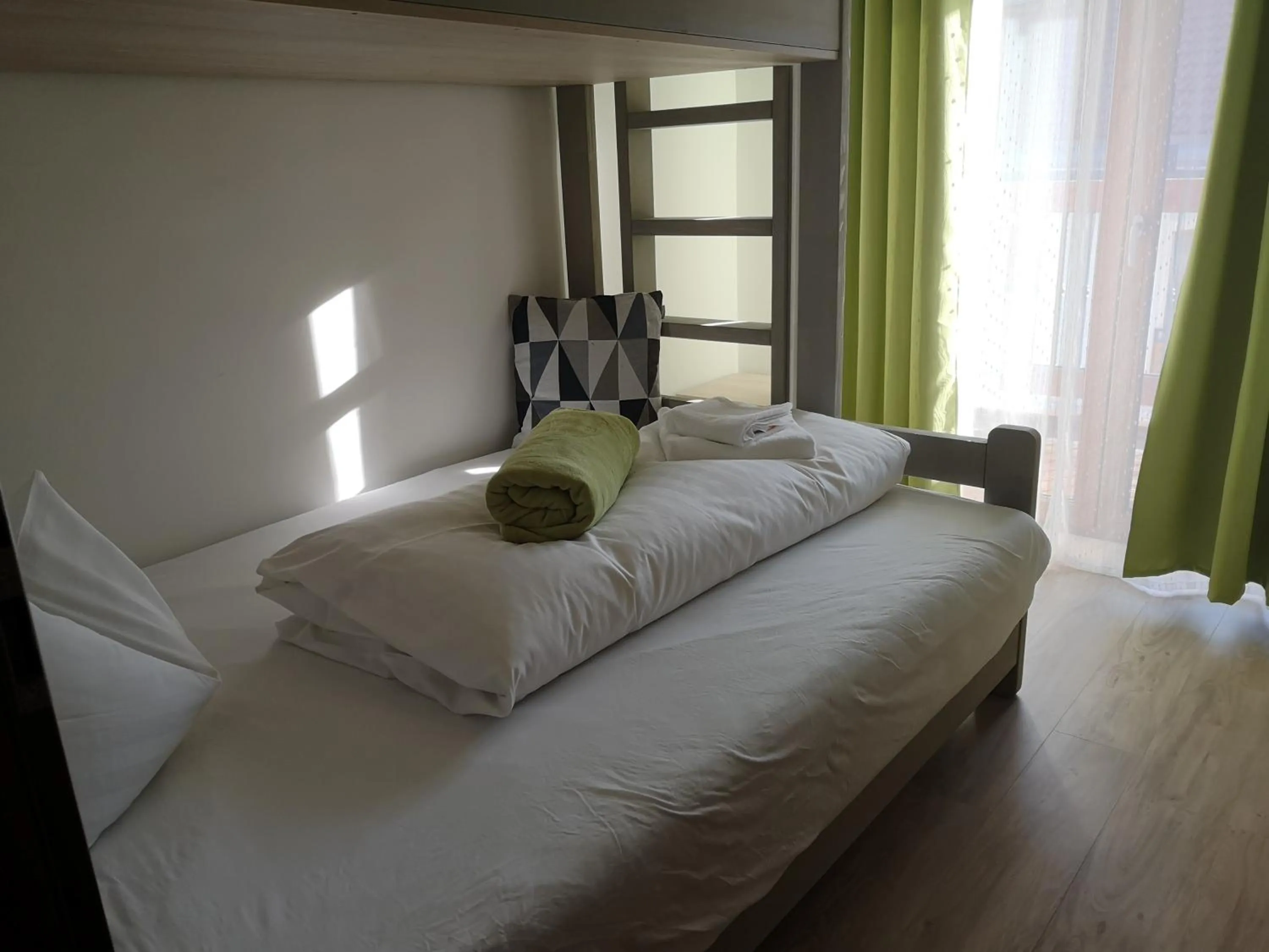 Bed in Schneekristall