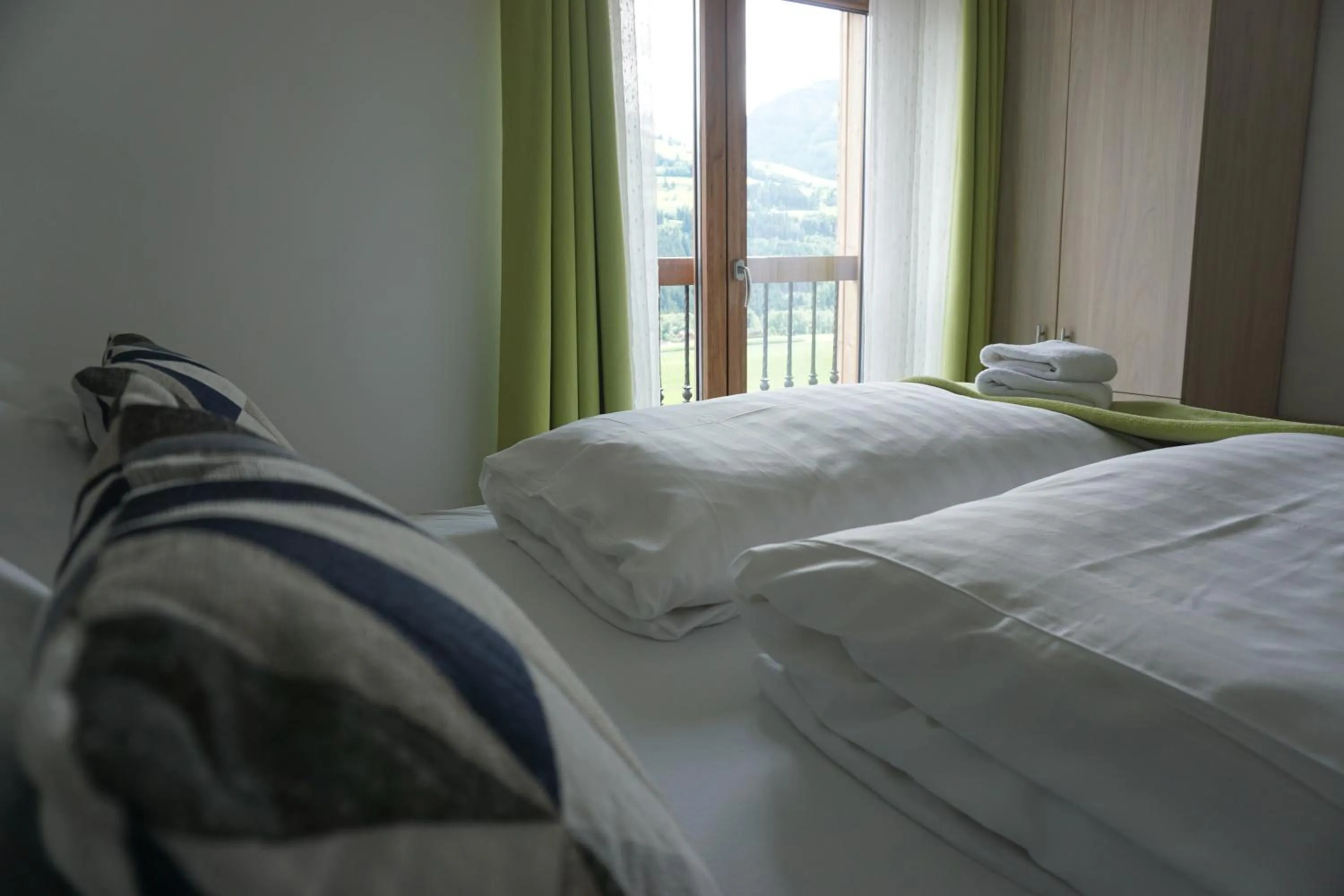 Bed in Schneekristall