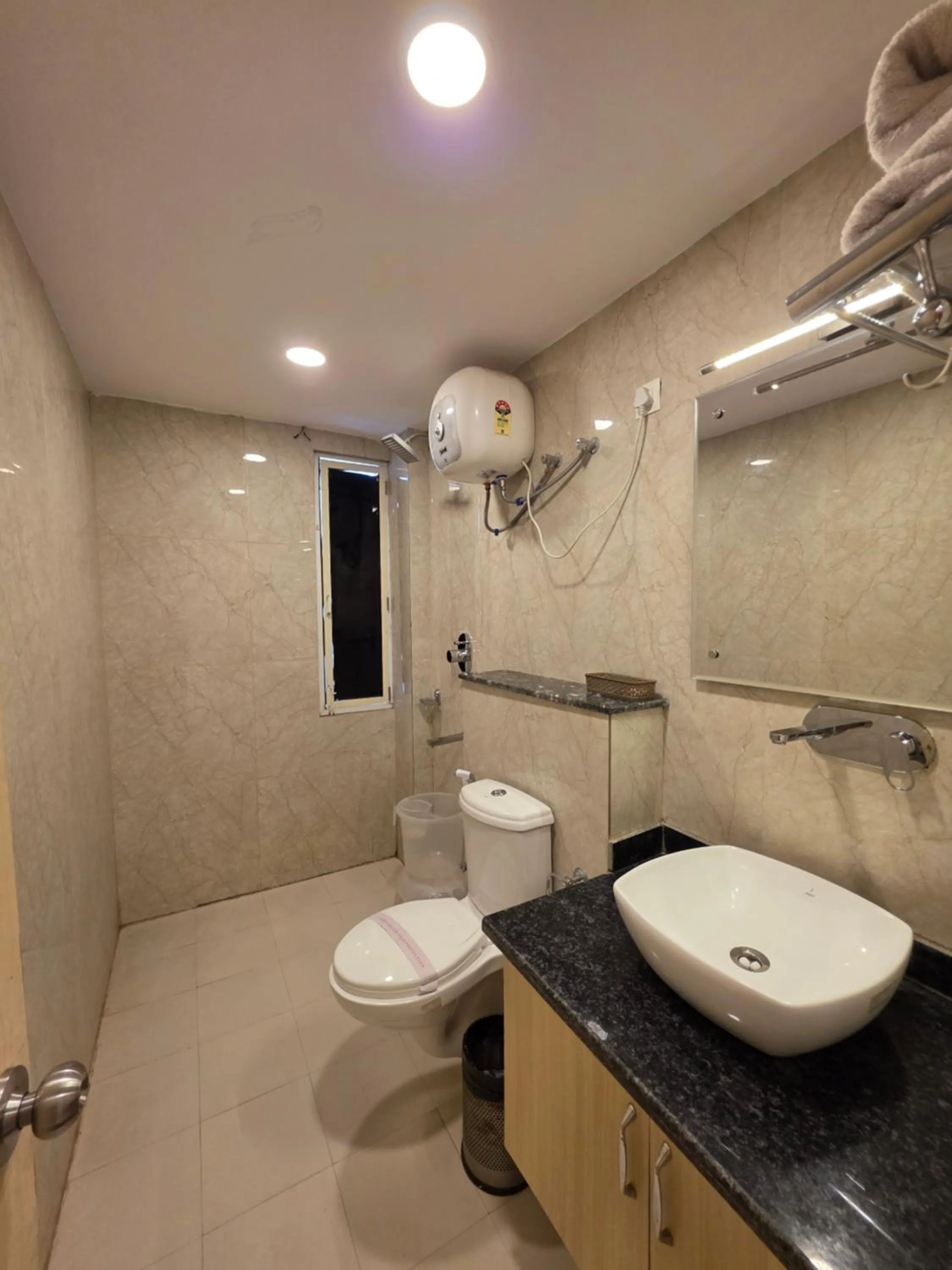 Bathroom in Hotel Rajpur Heights