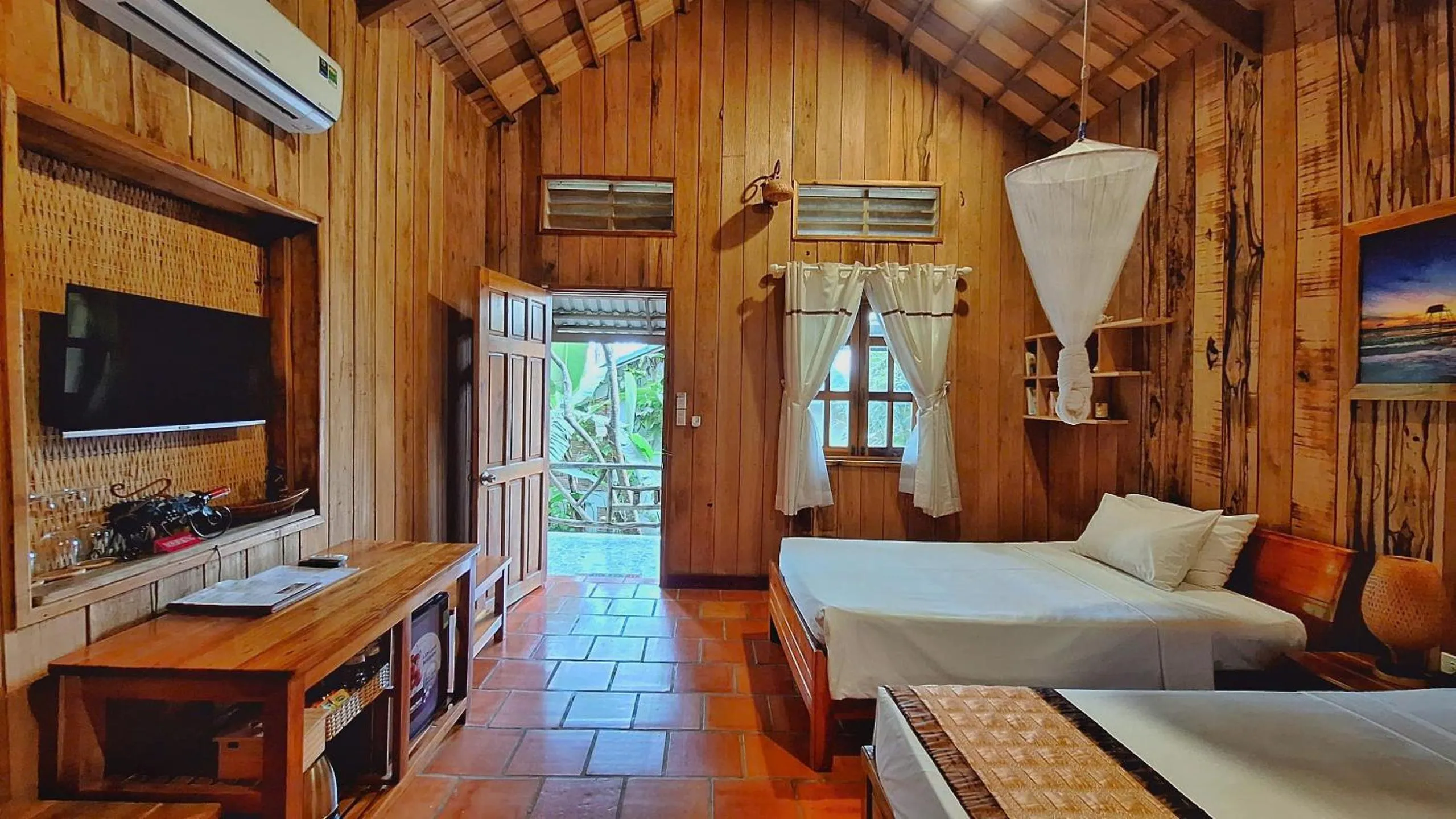 Bedroom in Ancarine Beach Resort