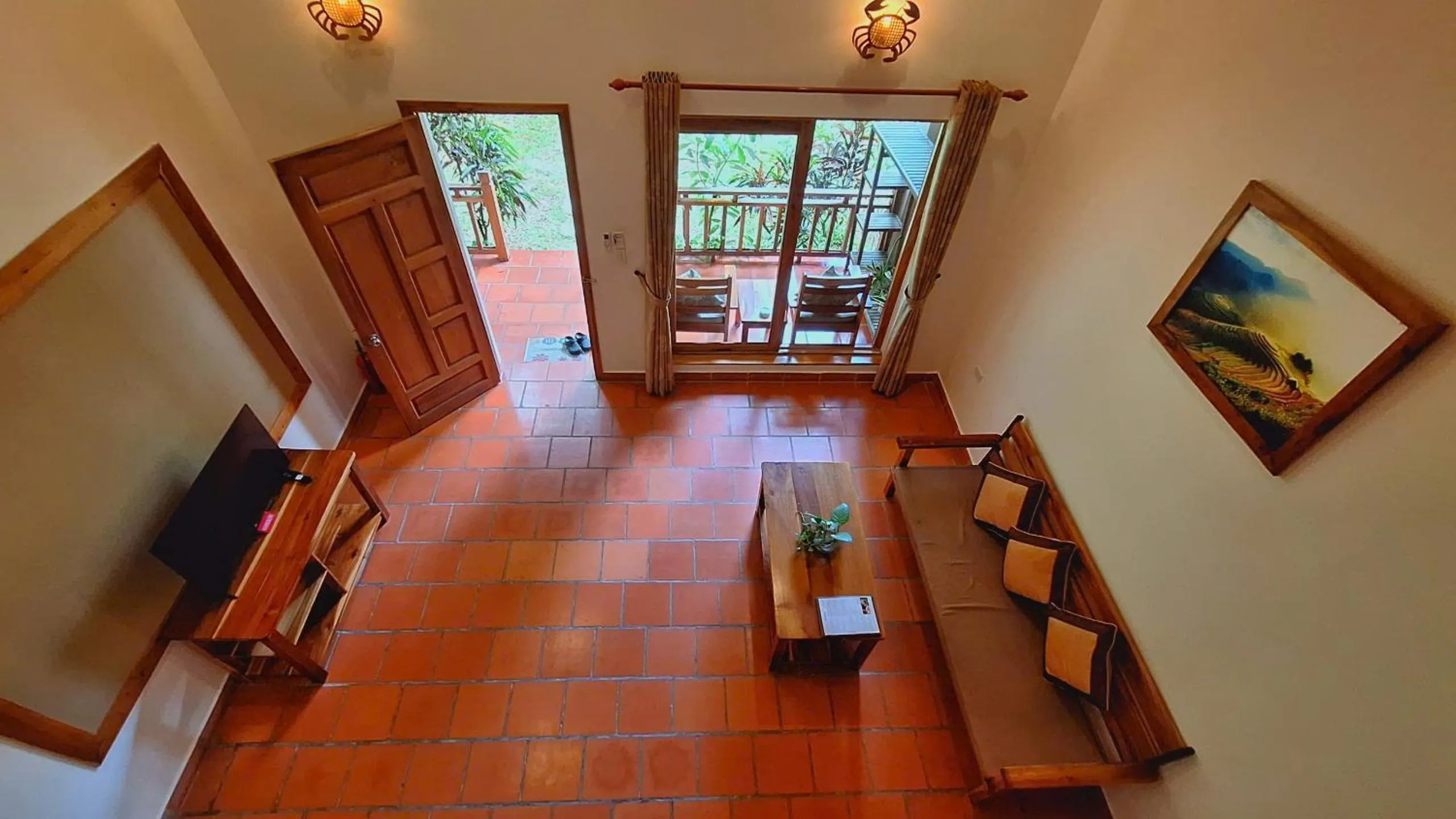 Communal lounge/ TV room in Ancarine Beach Resort