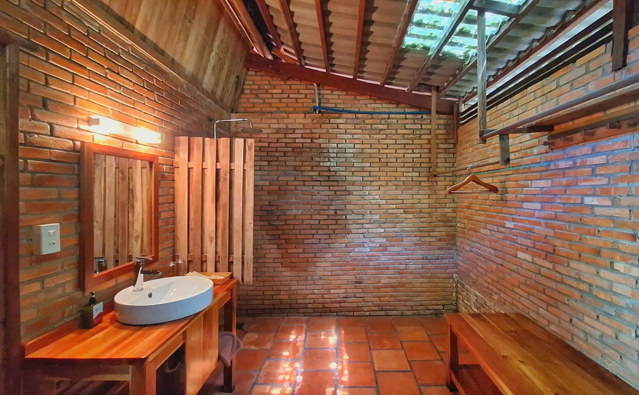 Shower in Ancarine Beach Resort