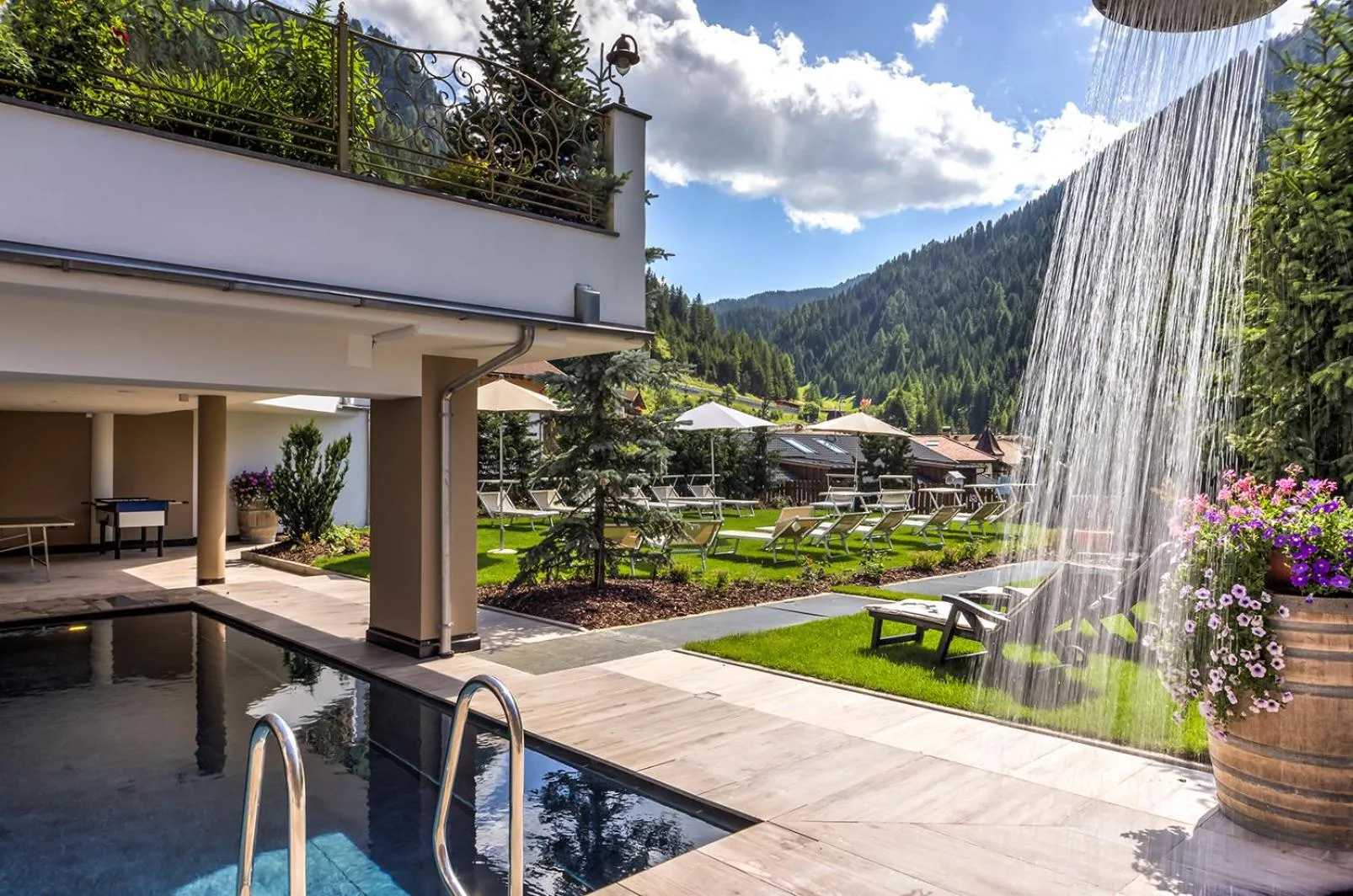 Swimming pool in Hotel Muliac