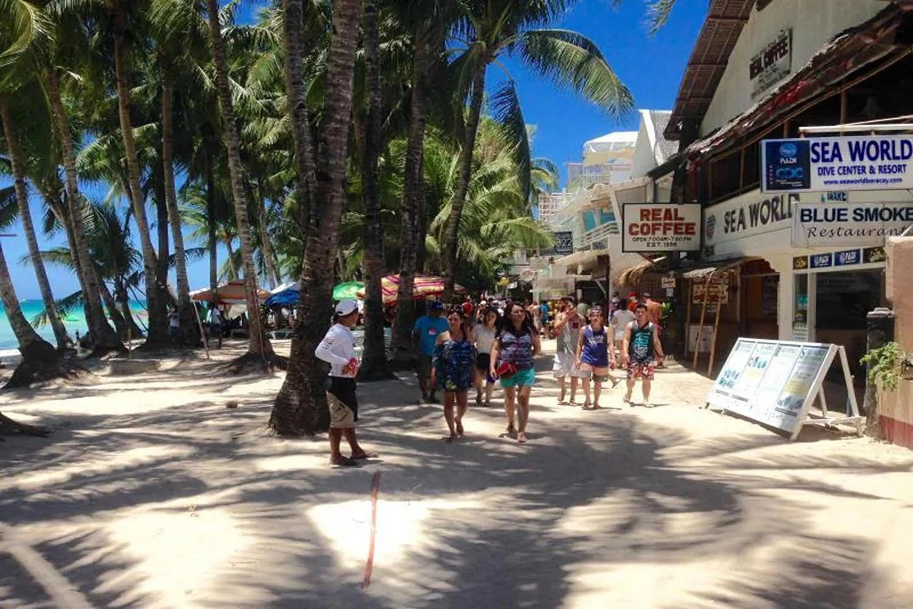 Natural landscape in Taj Guesthouse Boracay